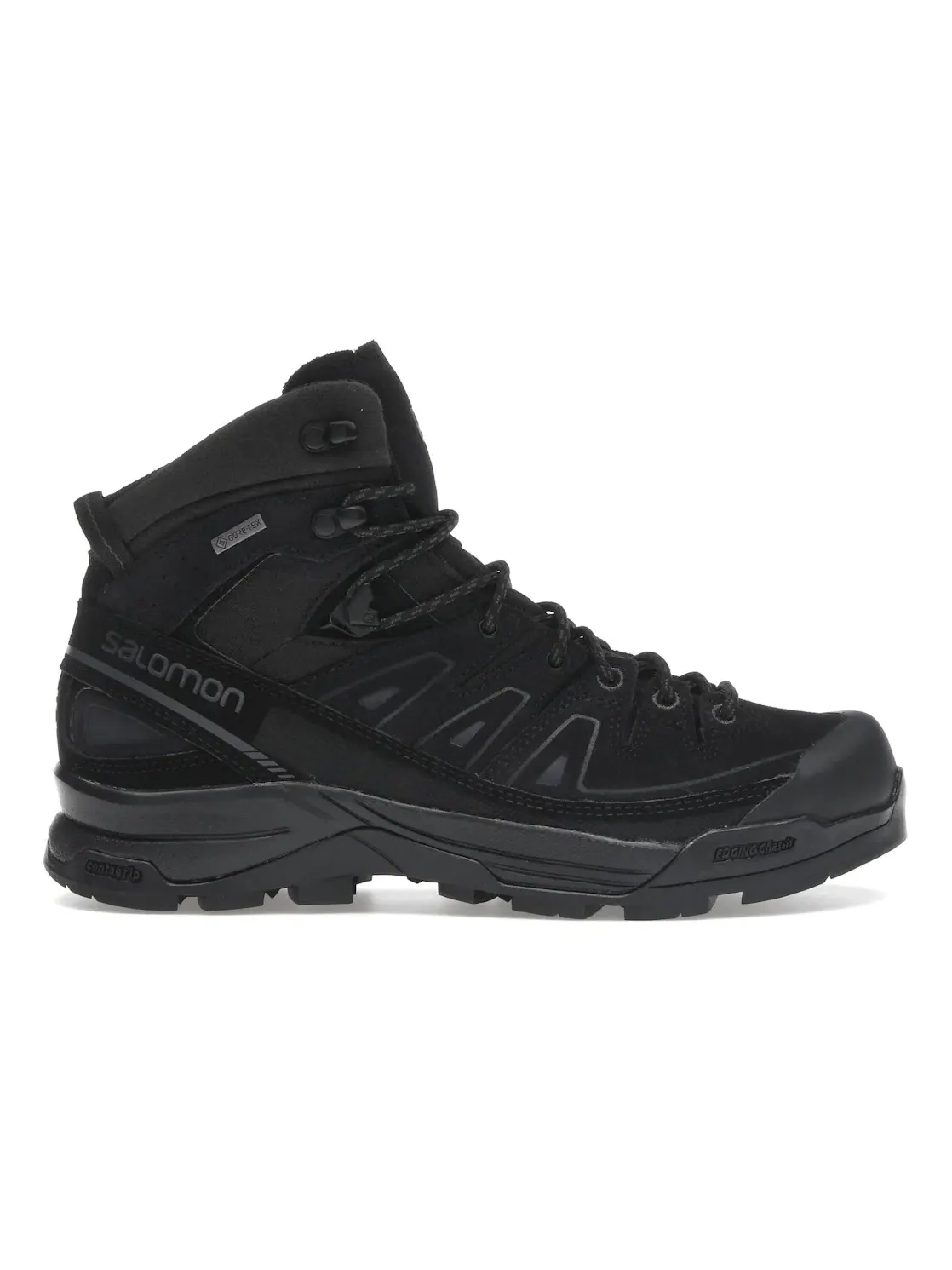 Ботинки мужские Salomon X-Alp Mid LTR GTX, кожаные, водонепроницаемые — изображение 1 из 4, черный