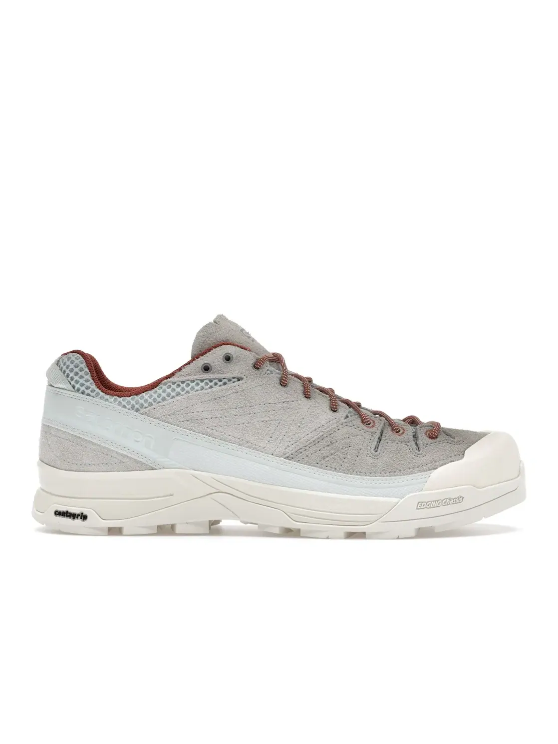Кроссовки мужские Salomon X-ALP Suede для бега, замшевые, Ice Flow/Quarry/Russet — изображение 1 из 4