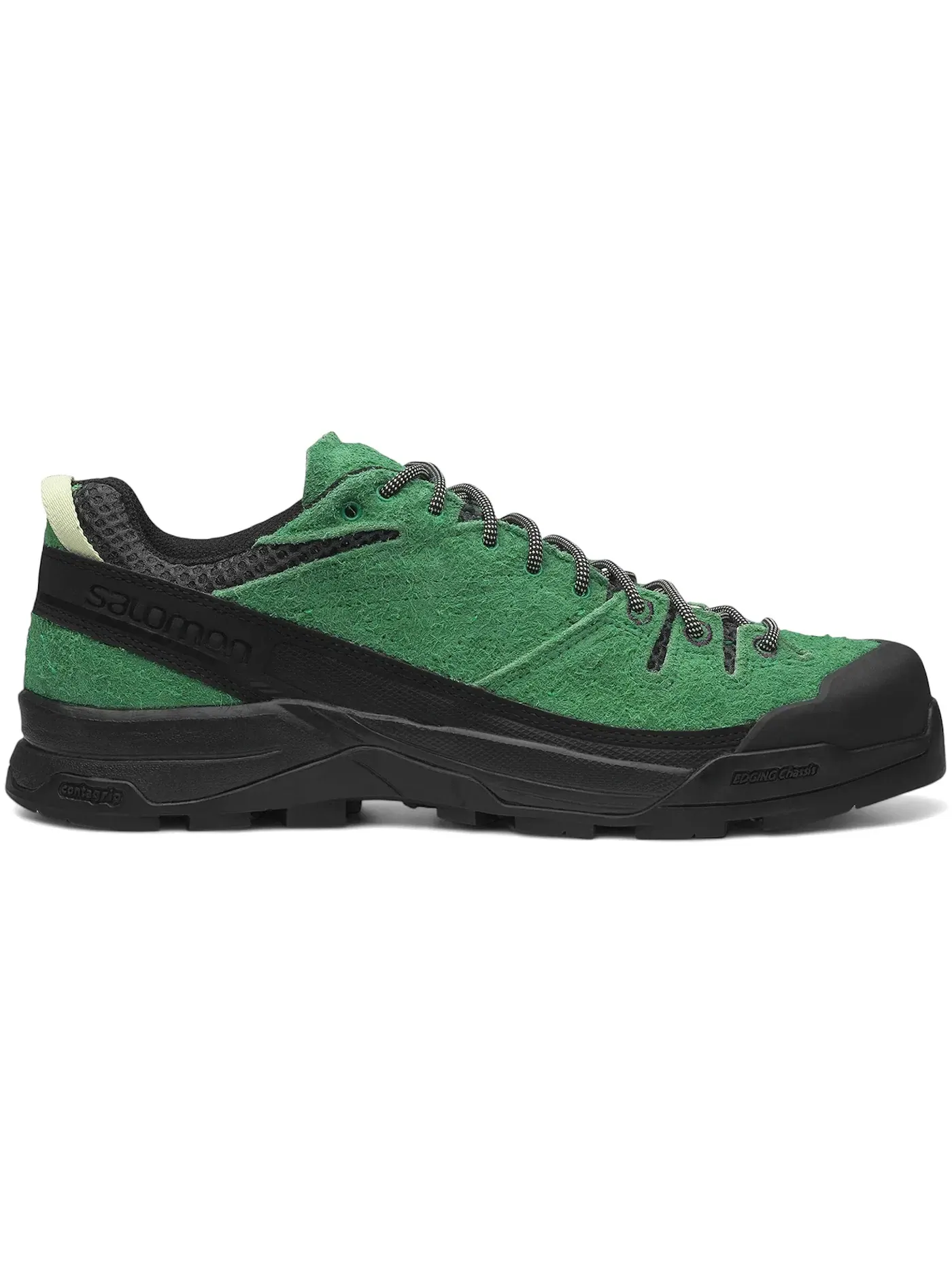 Кроссовки мужские Salomon X-ALP Suede, замшевый верх — изображение 1 из 1, черный//зеленый