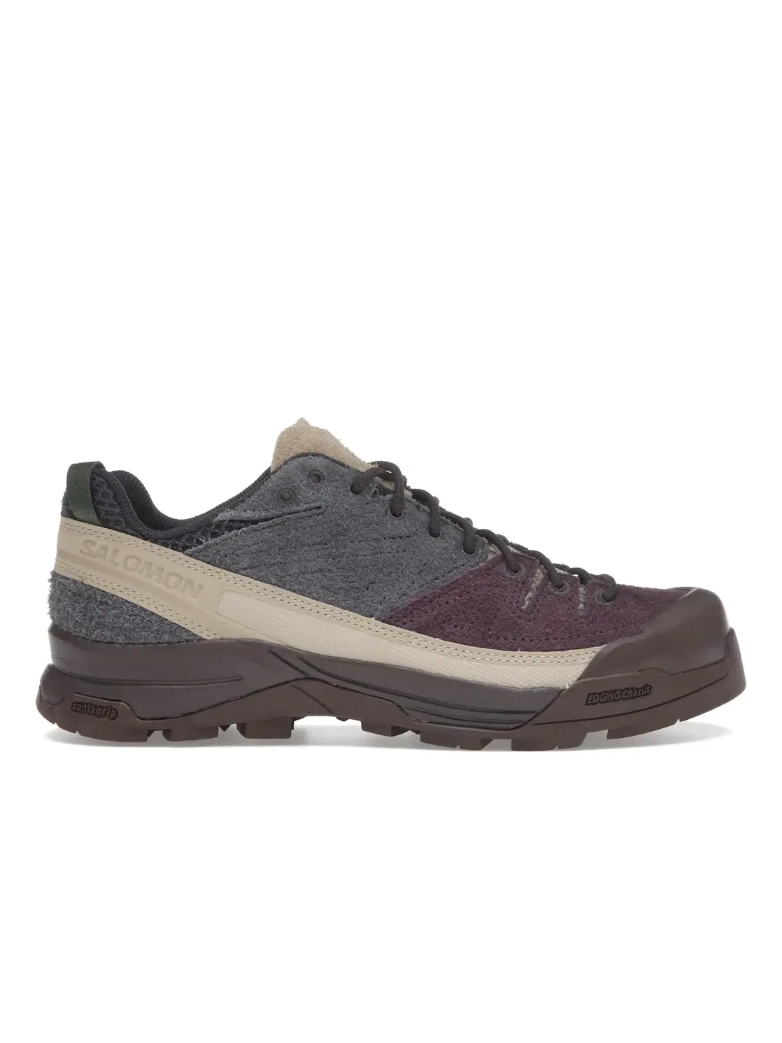 Кроссовки мужские для бега Salomon X-ALP Suede, замшевый верх, Plum Perfect Nine Iron Safari — изображение 1 из 4