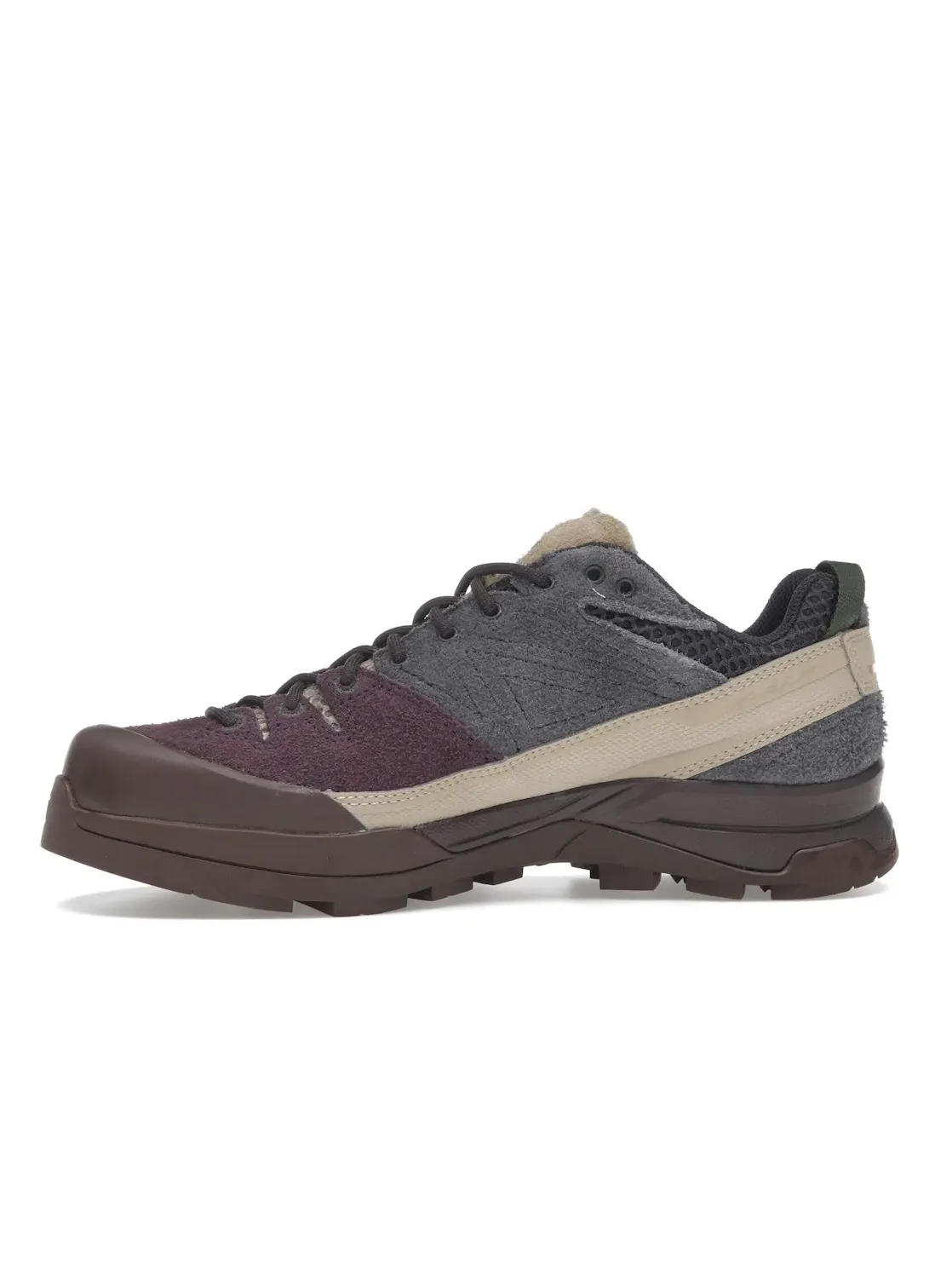 Кроссовки мужские для бега Salomon X-ALP Suede, замшевый верх, Plum Perfect Nine Iron Safari — изображение 3 из 4