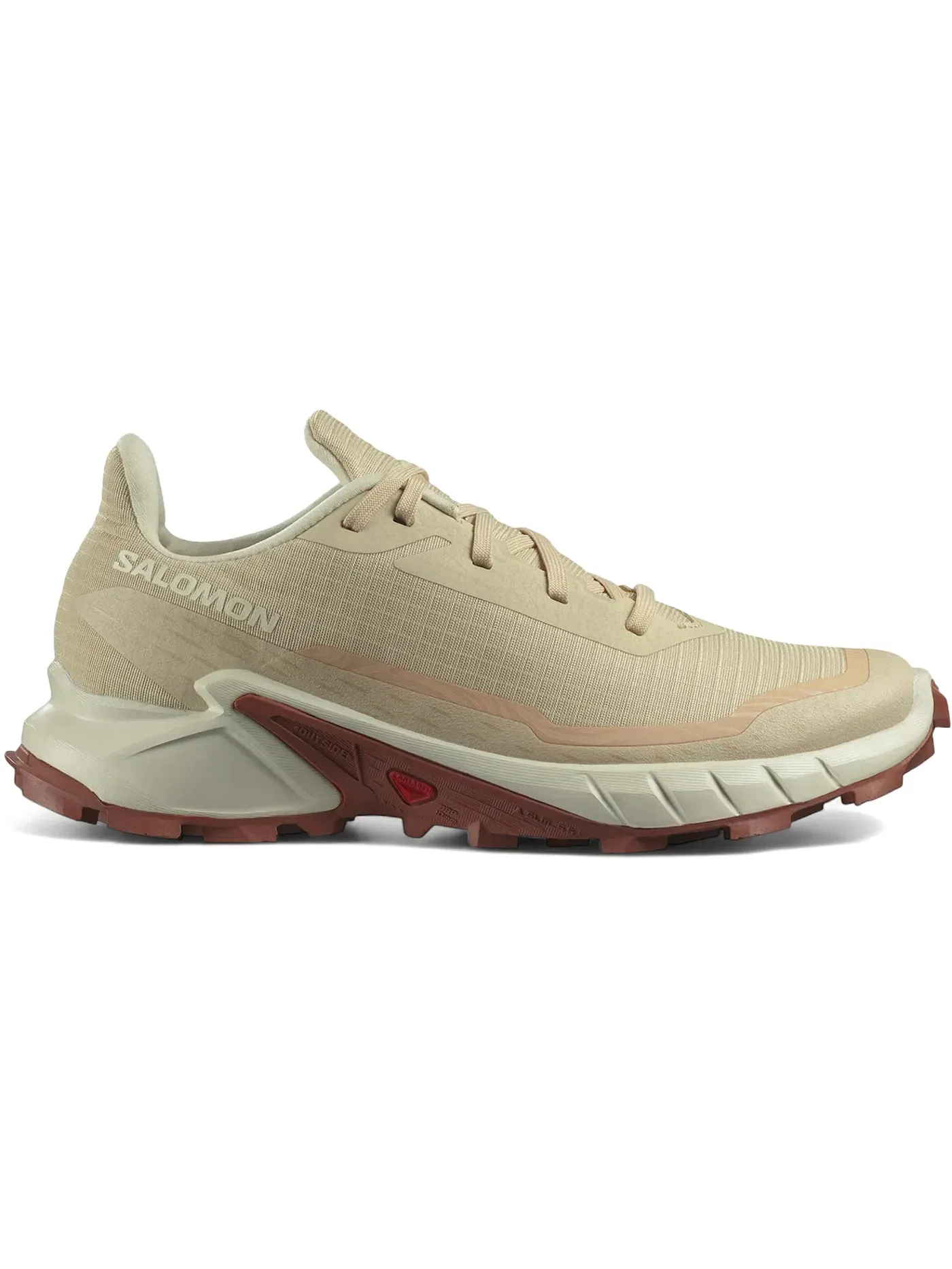 Кроссовки женские для бега Salomon Alphacross 5, трейловые, Wheat/Vanilla Ice/Aragon — изображение 1 из 1