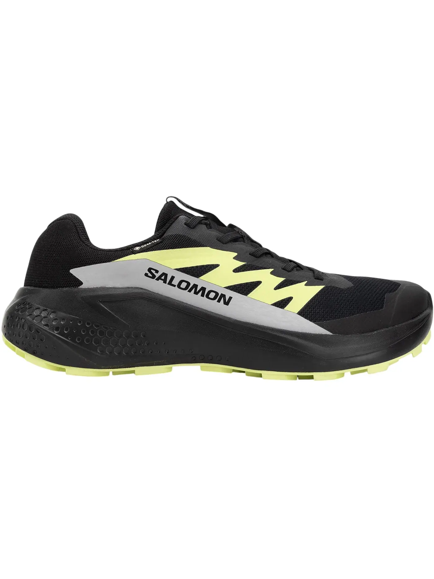Кроссовки мужские для бега Salomon Alphaglide Gore-Tex, водонепроницаемые — изображение 1 из 1, черный//зеленый