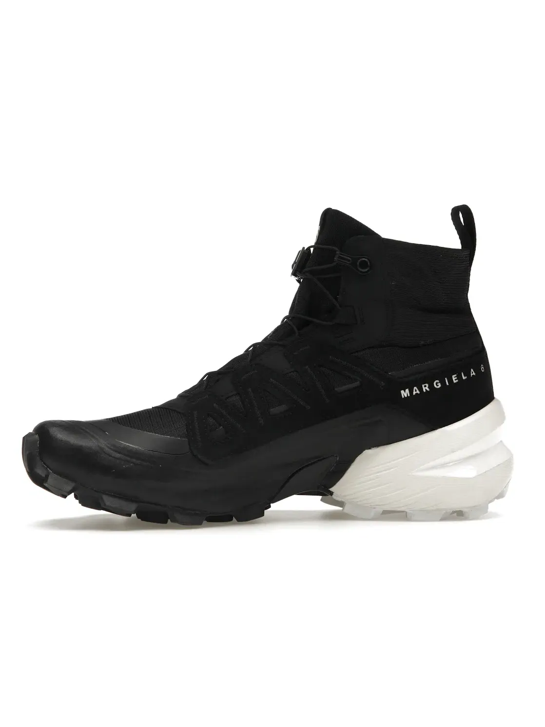 Кроссовки Salomon Cross High MM6 Maison Margiela Lifestyle унисекс, Высокий силуэт — изображение 3 из 4, черный, белый