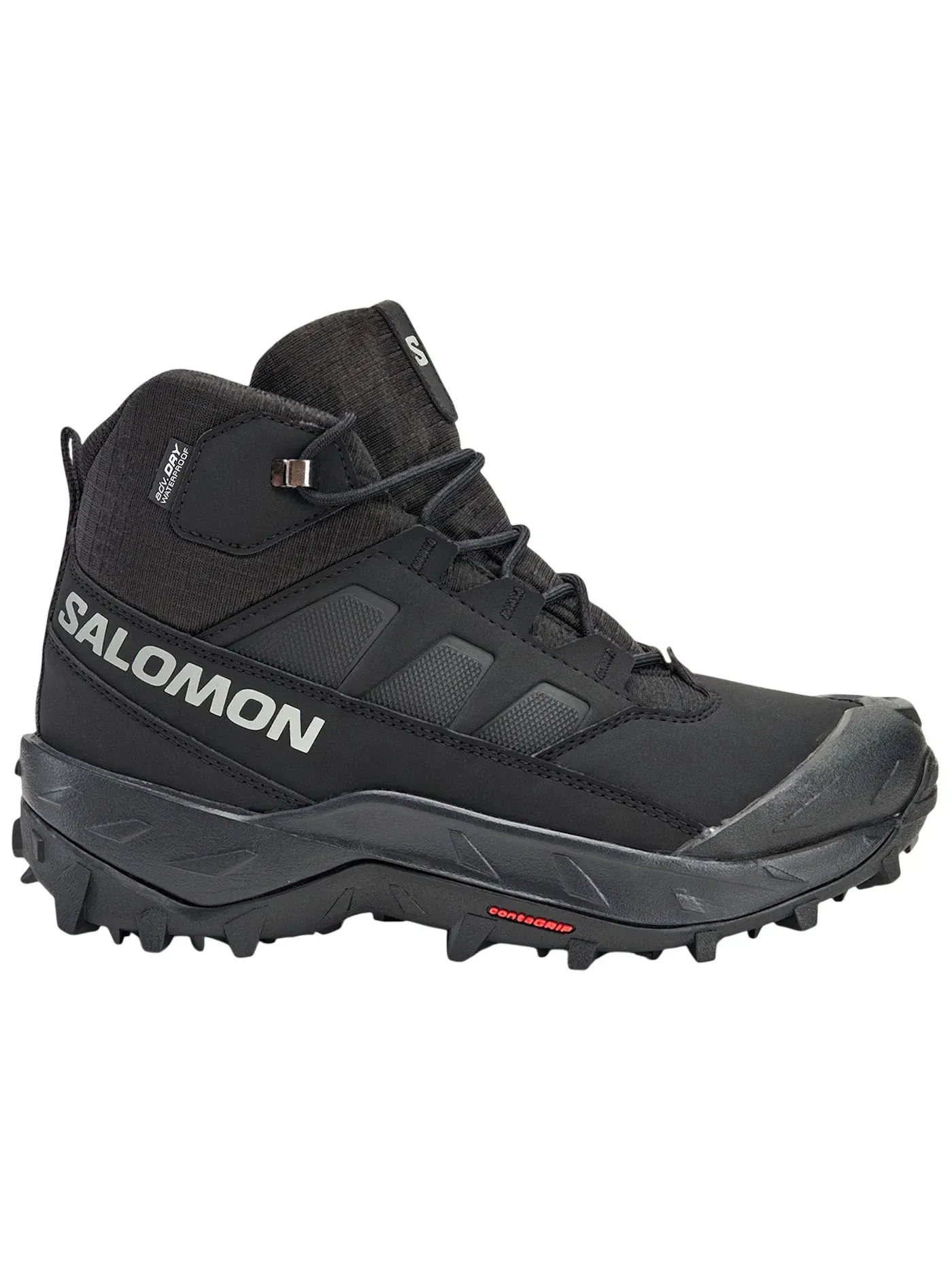Кроссовки мужские Salomon Crosstrak Waterproof, водонепроницаемые — изображение 1 из 1, черный/черный