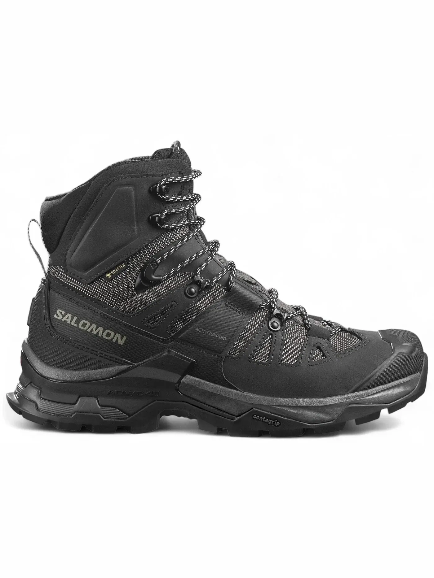 Кроссовки мужские для бега Salomon Quest 4 Gore-Tex, водонепроницаемые — изображение 1 из 1, черный