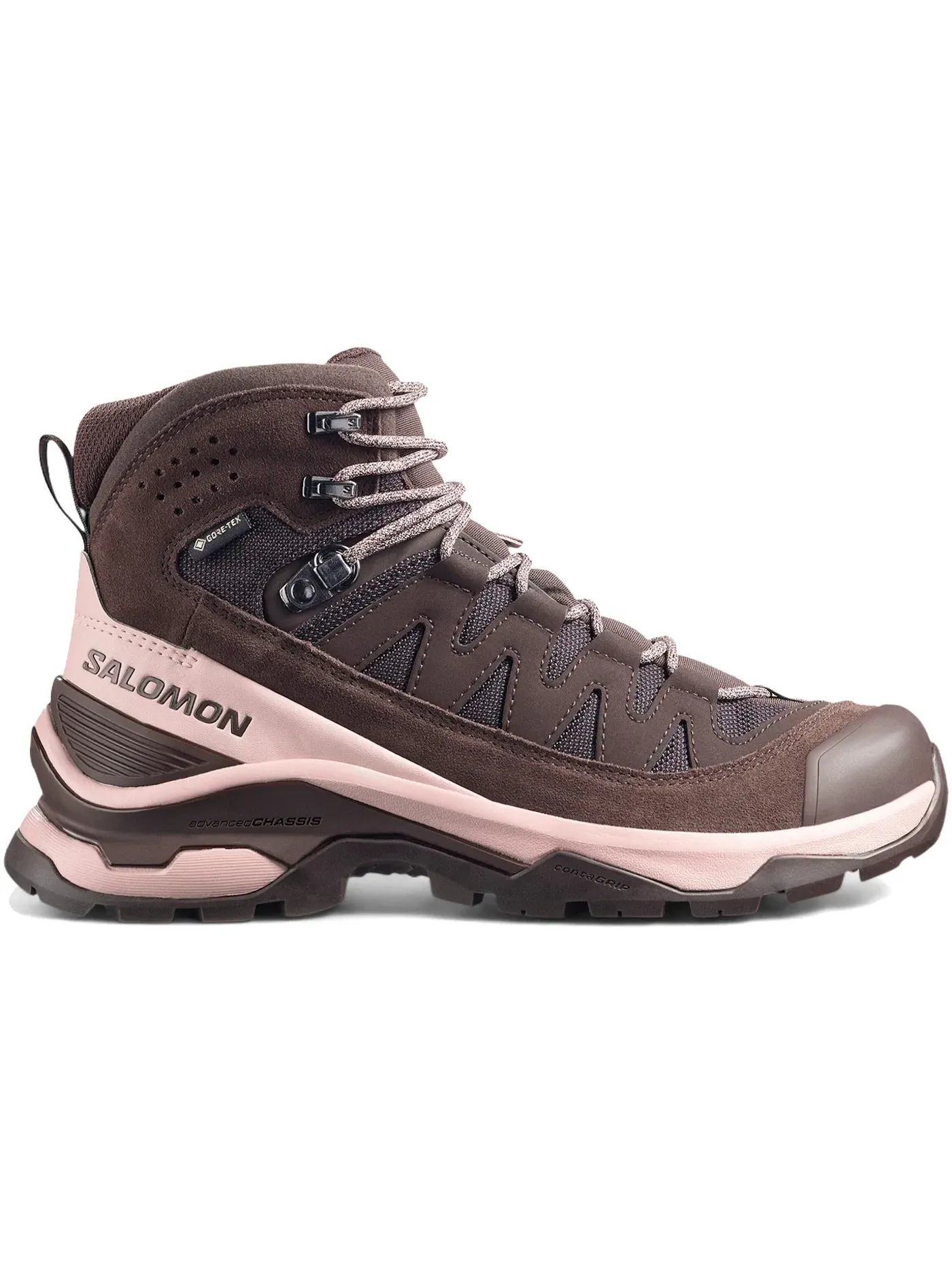 Ботинки женские Salomon Quest Echo Gore-Tex, водонепроницаемые — изображение 1 из 1, черный серый черный