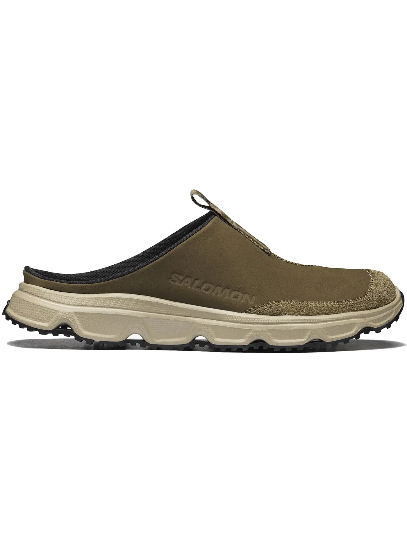 Сандалии-слайды Salomon RX Slide Leather Advanced унисекс, натуральная кожа — изображение 1 из 1, черный