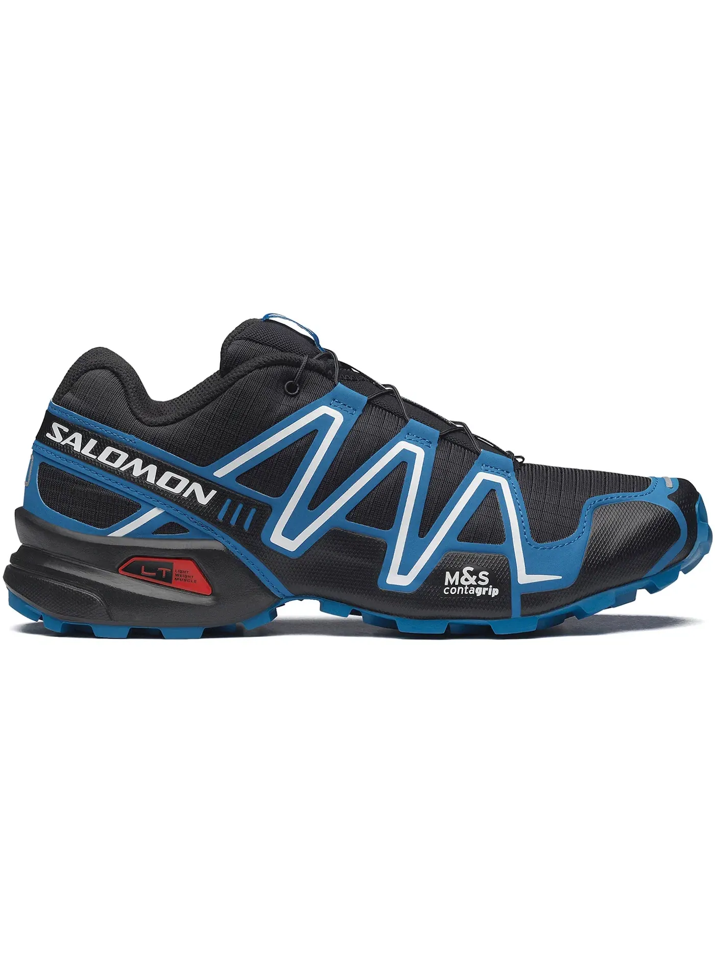 Кроссовки мужские для бега Salomon Speedcross 3, с агрессивным протектором — изображение 1 из 1, черный/синий/белый