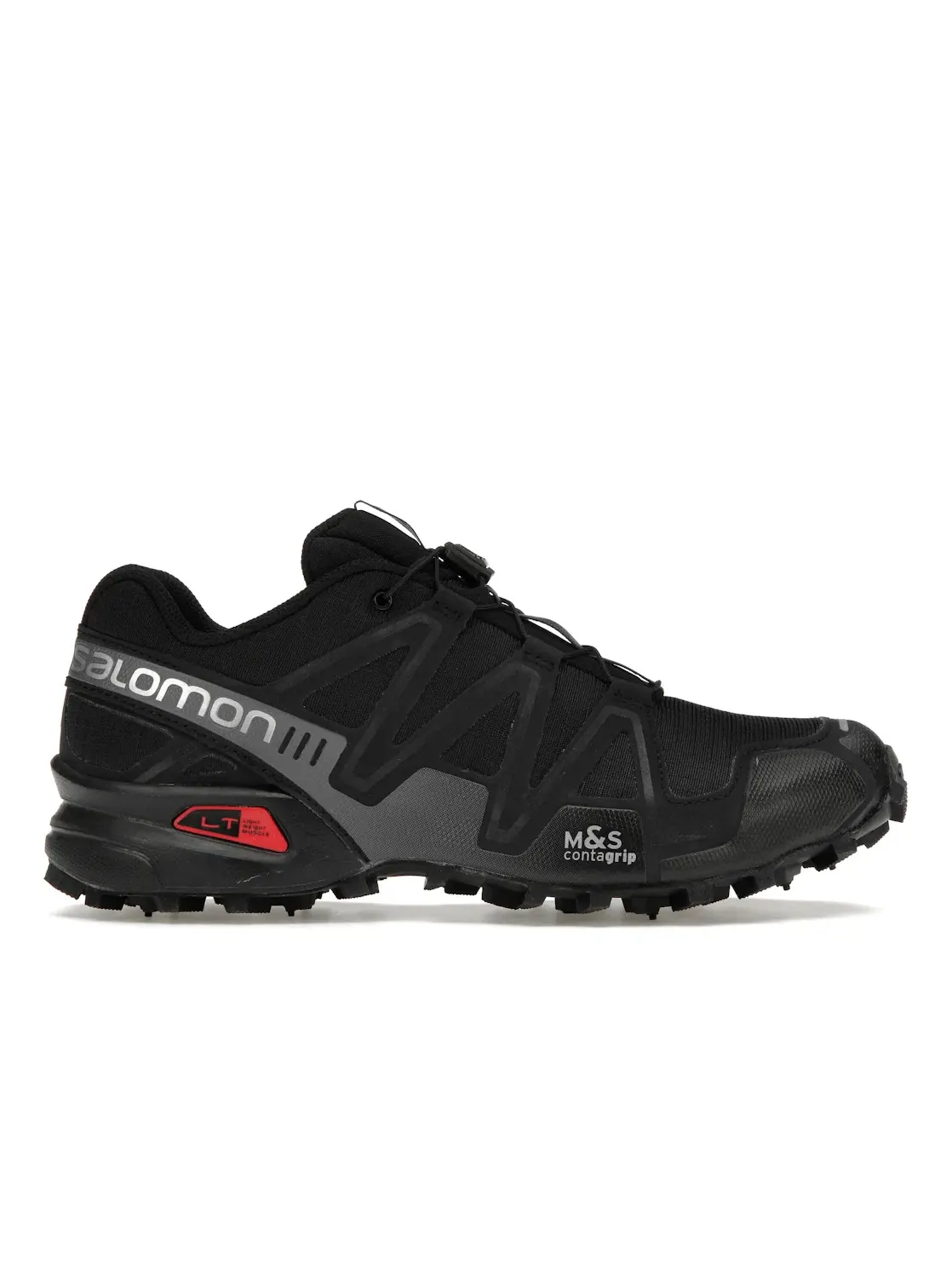 Кроссовки для бега Salomon Speedcross 3, с агрессивным протектором — изображение 1 из 4, черный/черный