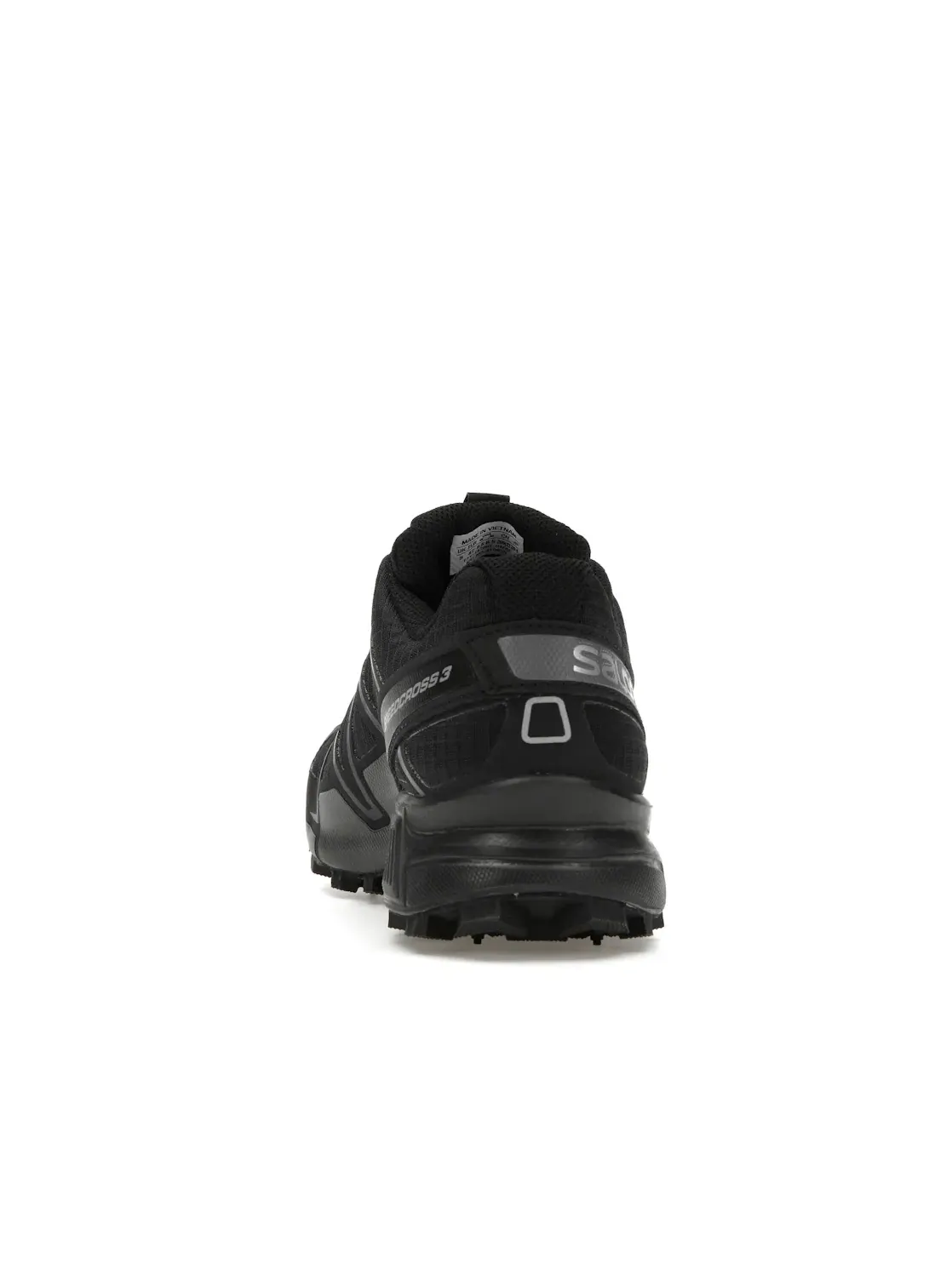 Кроссовки для бега Salomon Speedcross 3, с агрессивным протектором — изображение 4 из 4, черный/черный
