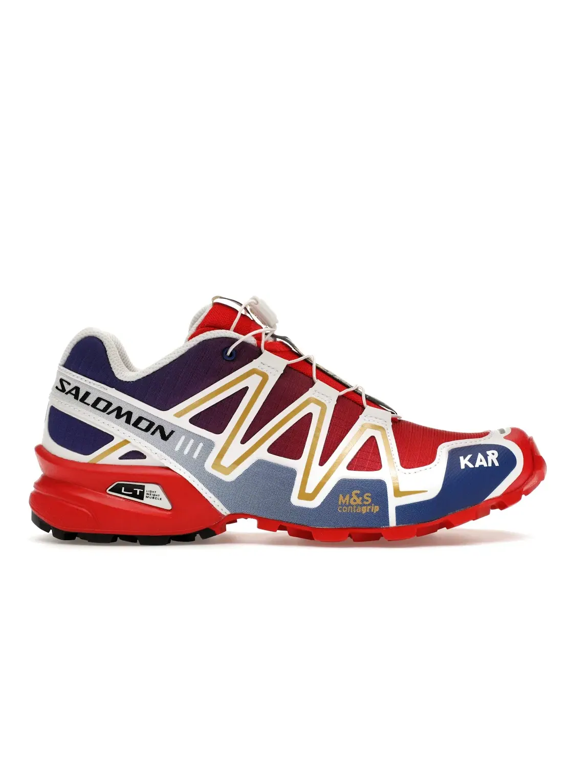 Кроссовки мужские Salomon Speedcross 3, трейловый бег — изображение 1 из 4, красный/белый