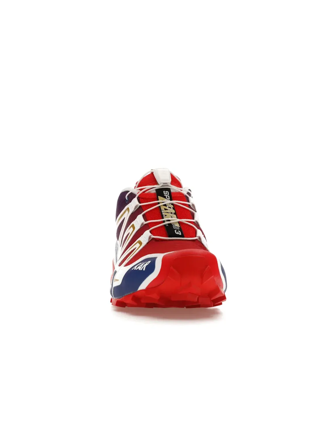 Кроссовки мужские Salomon Speedcross 3, трейловый бег — изображение 2 из 4, красный/белый