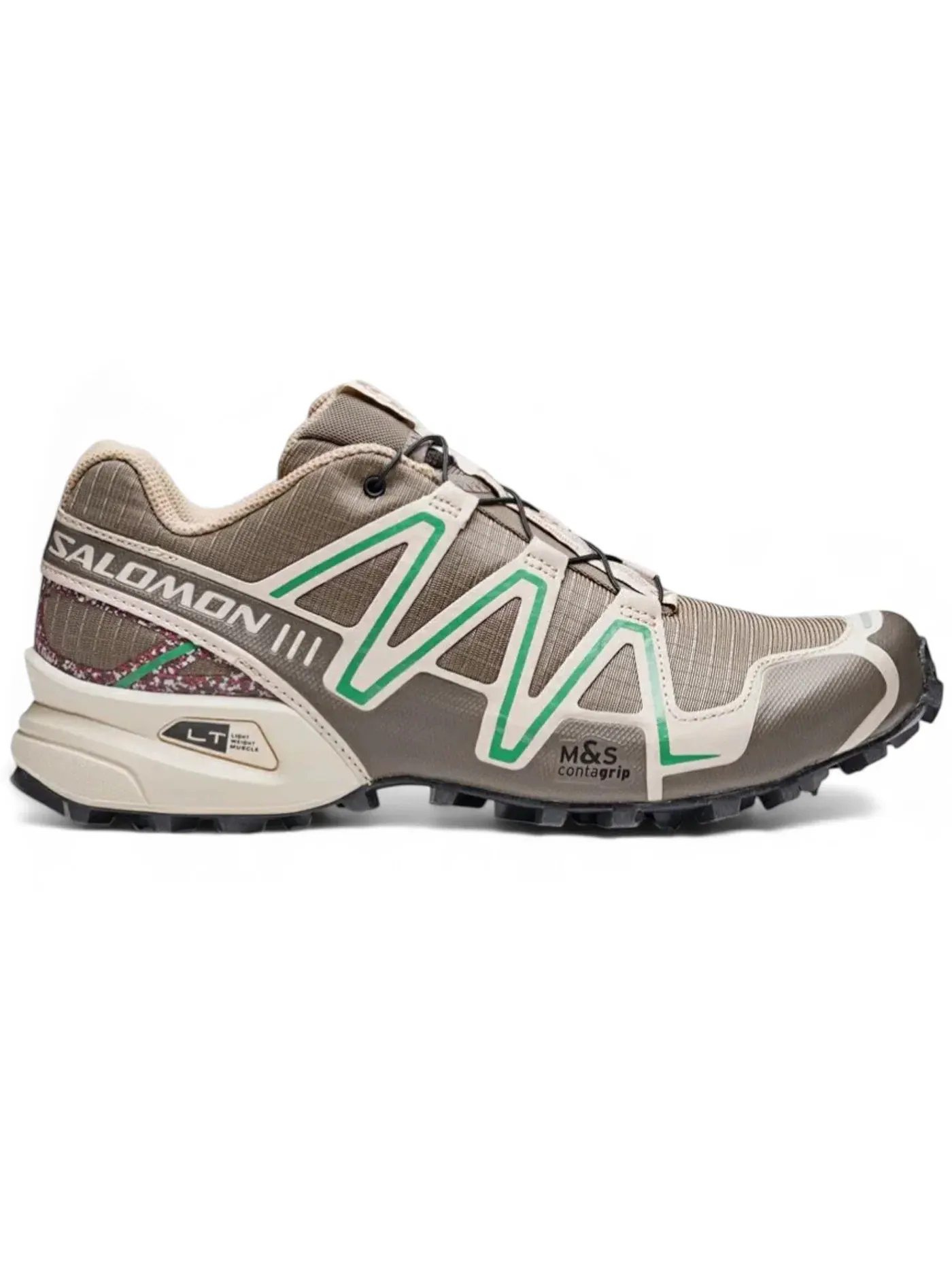 Кроссовки мужские Salomon Speedcross 3 Lifestyle, повседневные — изображение 1 из 1, яркий зеленый
