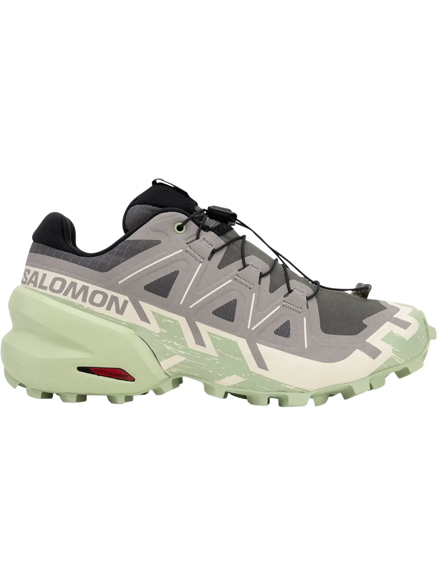 Кроссовки женские для бега Salomon Speedcross 6, для пересеченной местности — изображение 1 из 1, зеленый