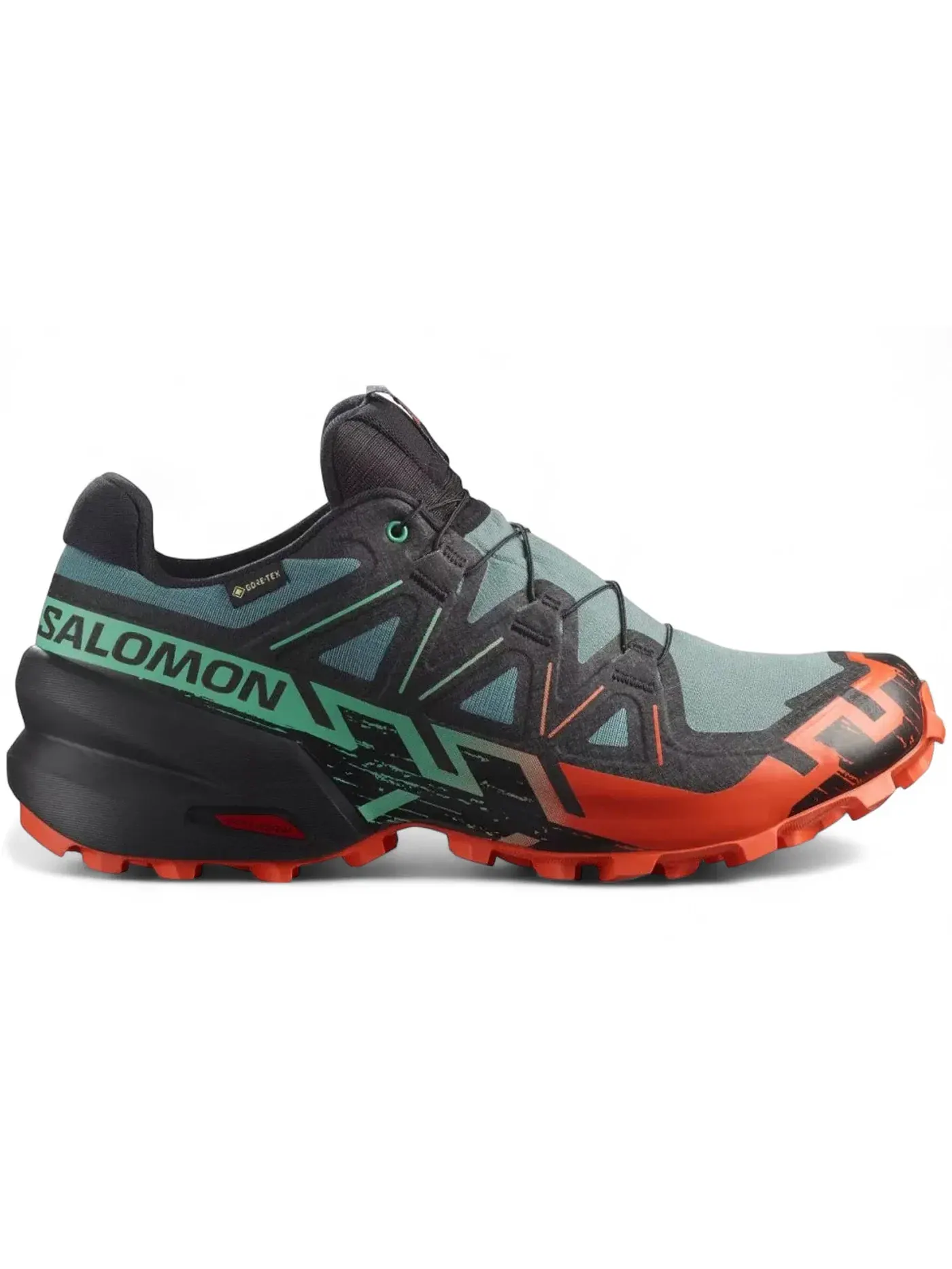 Кроссовки мужские для бега Salomon Speedcross 6 Gore-Tex, водонепроницаемые — изображение 1 из 1, черный