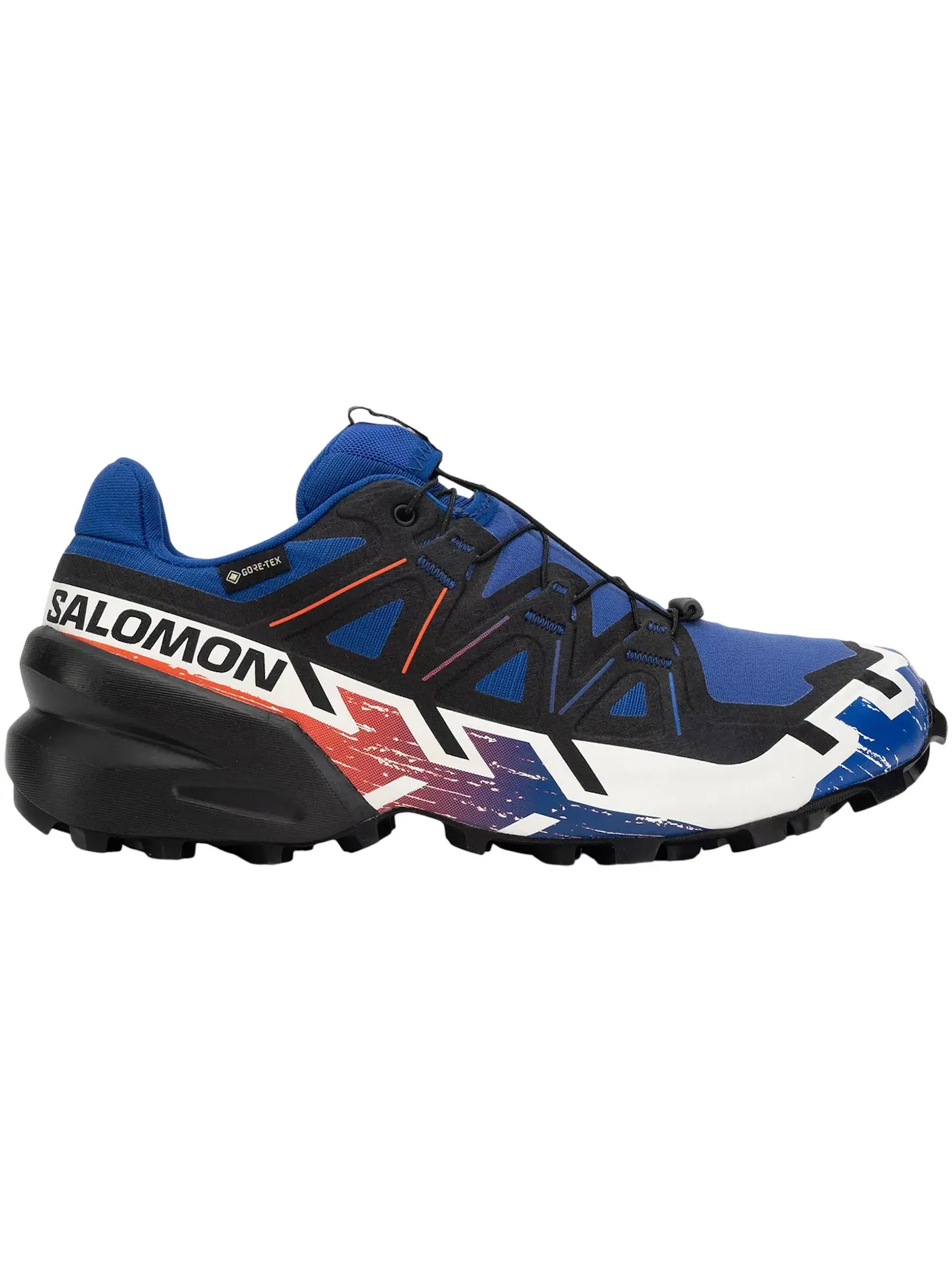 Кроссовки мужские для бега Salomon Speedcross 6 Gore-Tex, водонепроницаемые — изображение 1 из 1, красный/белый