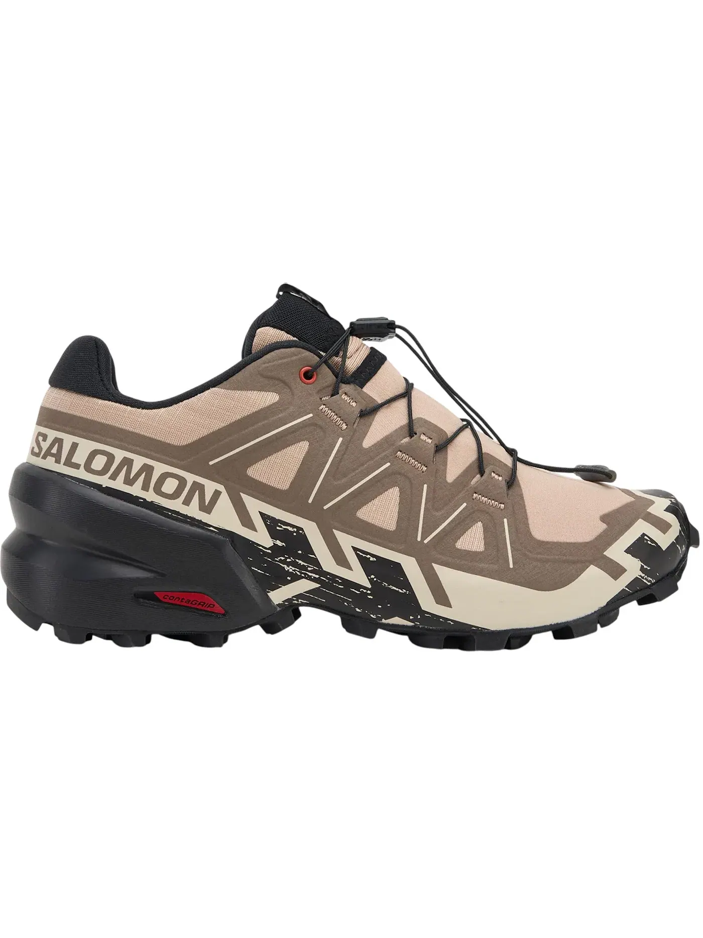 Кроссовки Salomon Speedcross 6 для бега по пересеченной местности — изображение 1 из 1, натуральный/черный