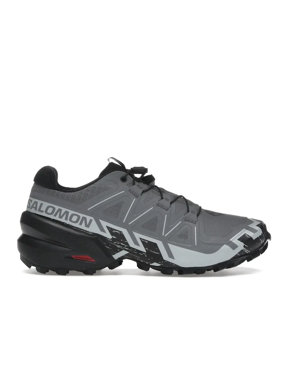 Кроссовки для бега Salomon Speedcross 6, с принтом — изображение 1 из 4, черный/синий