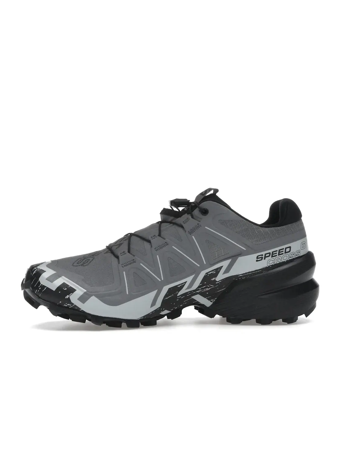 Кроссовки для бега Salomon Speedcross 6, с принтом — изображение 3 из 4, черный/синий