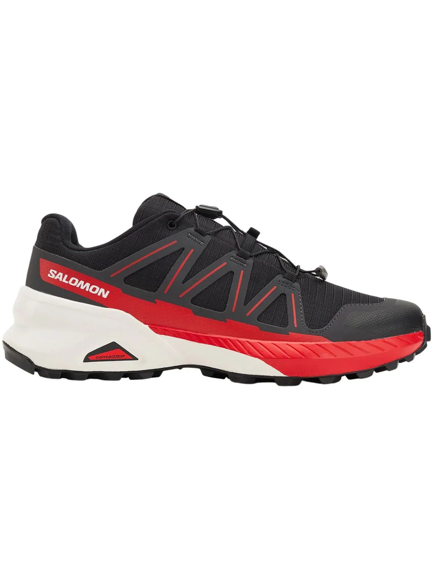 Кроссовки мужские для бега Salomon Speedcross Peak, с принтом — изображение 1 из 1, черный//красный