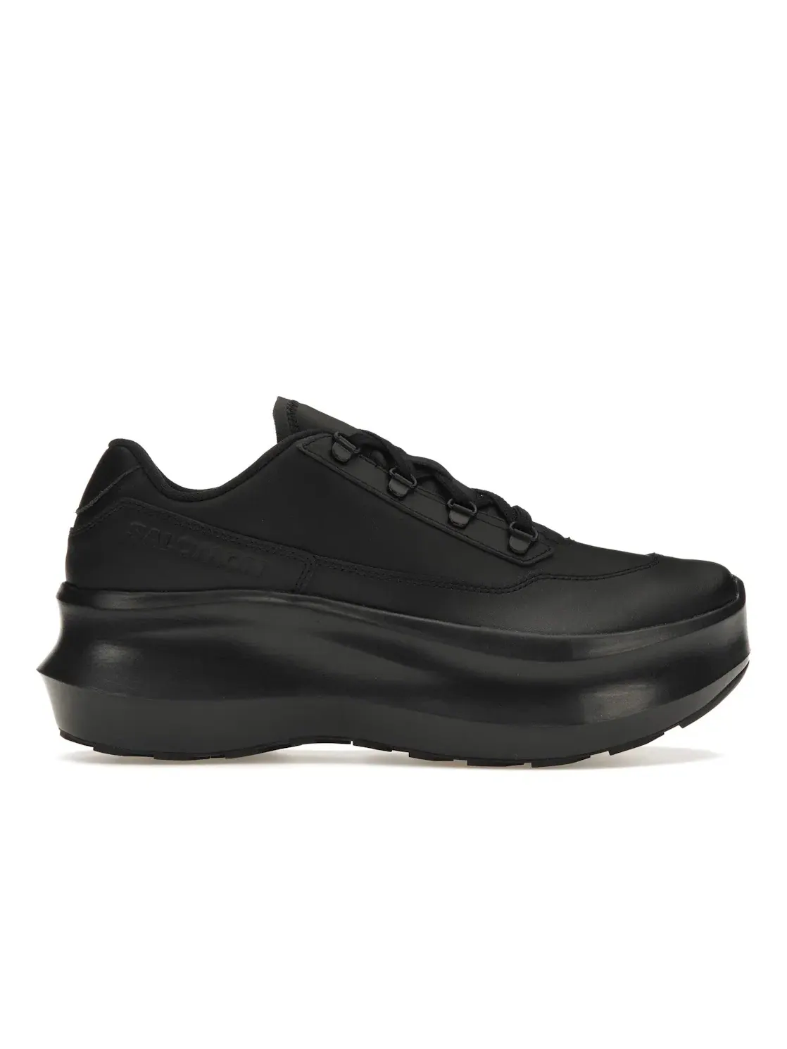 Кроссовки мужские Salomon SR811 Leather Platform, кожаные, на платформе — изображение 1 из 4, черный