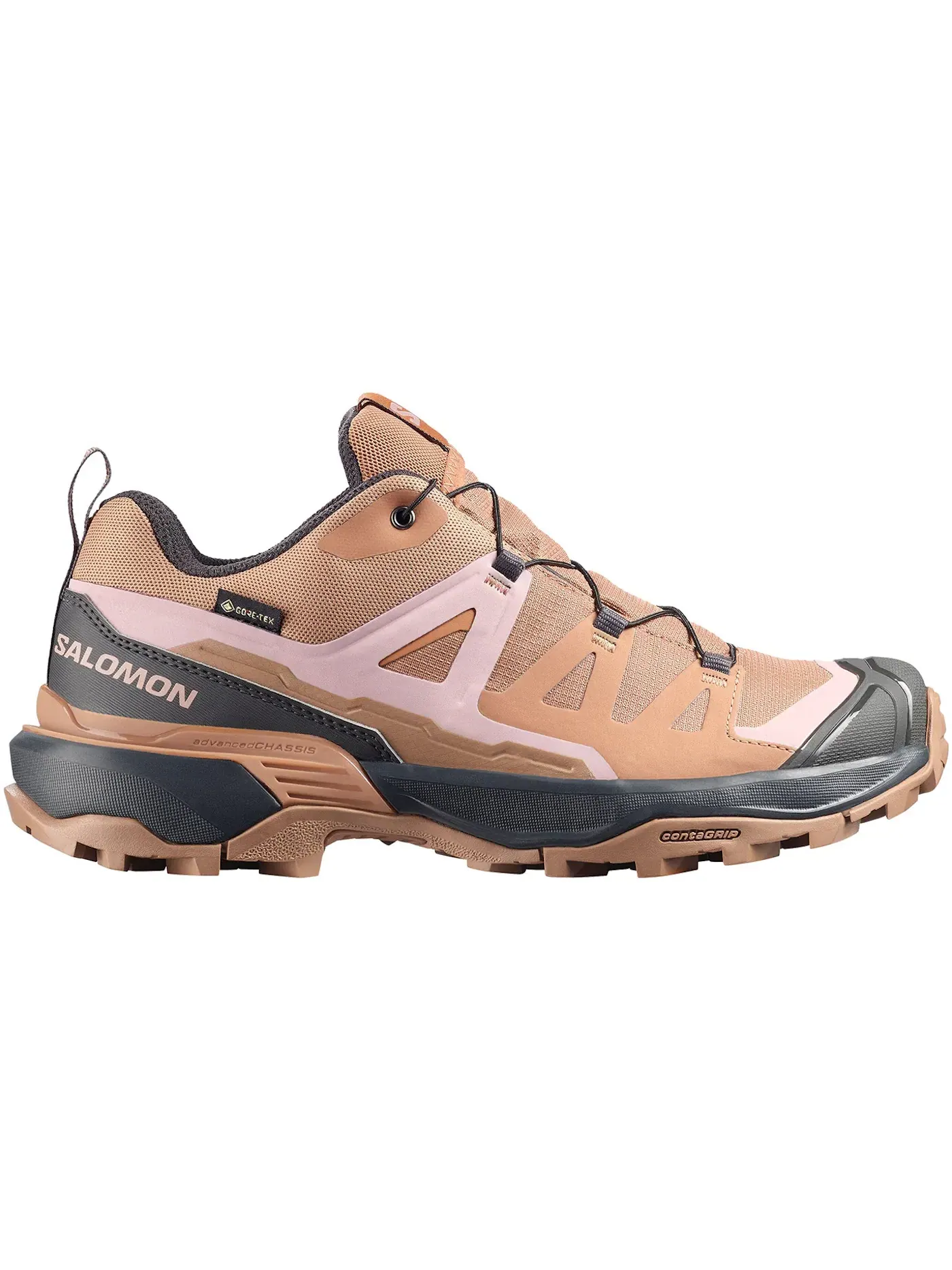 Кроссовки женские для бега Salomon X Ultra 360 Gore-Tex, водонепроницаемые — изображение 1 из 1, коричневый
