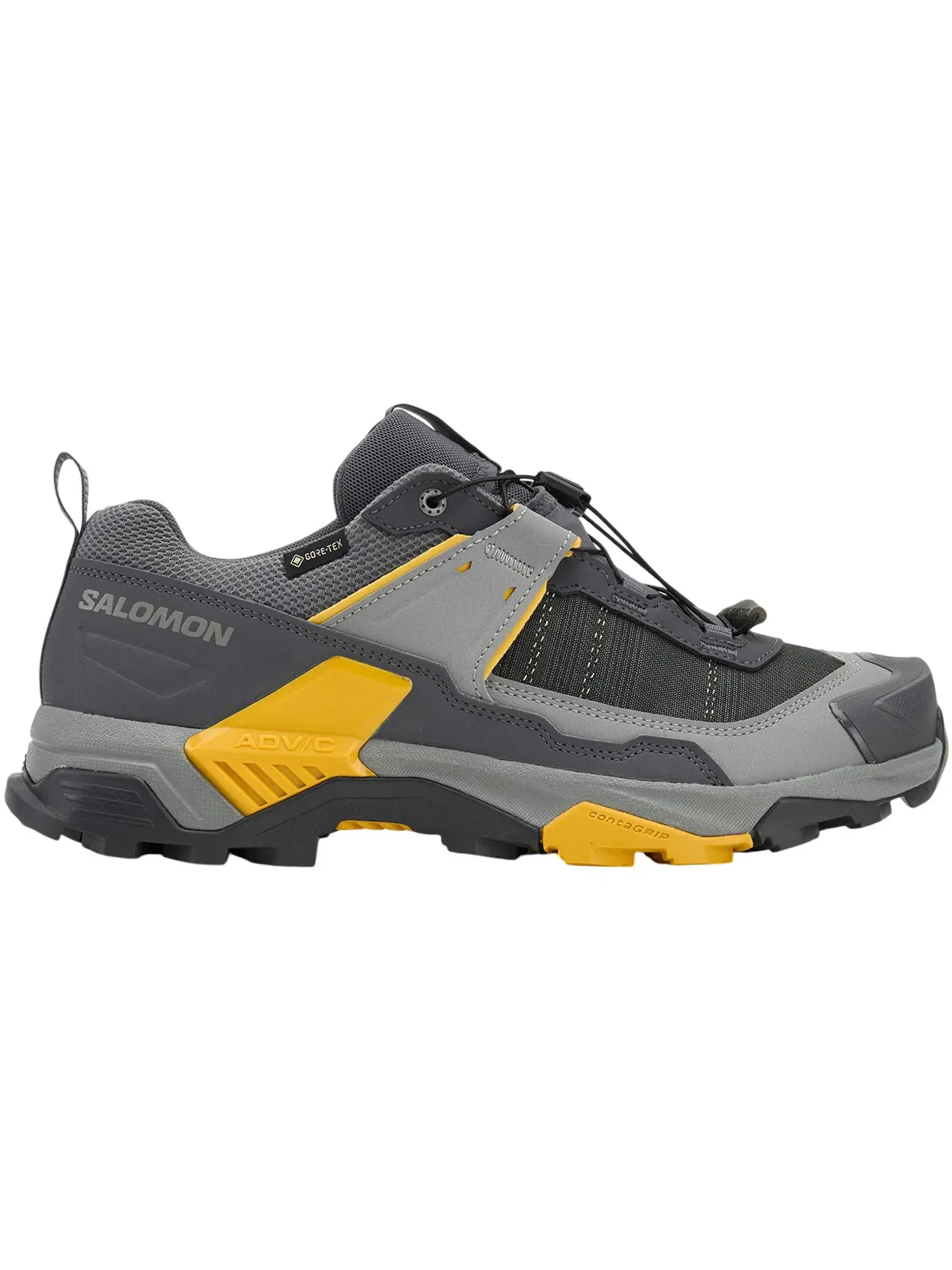 Кроссовки мужские для бега Salomon X Ultra 5 Gore-Tex, с мембраной Gore-Tex, Turbulence/Monument/Spicy Mustard