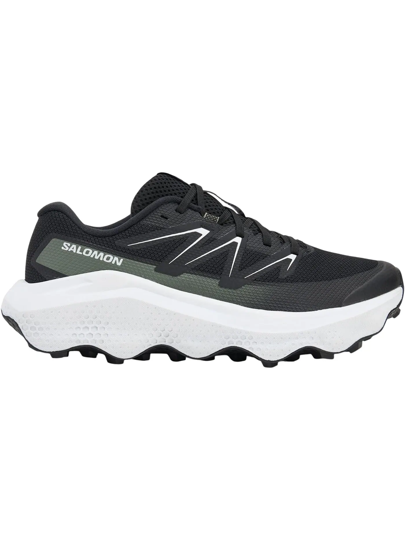 Кроссовки для бега Salomon Ultra Flow 2 — изображение 1 из 1, черный/белый/зеленый