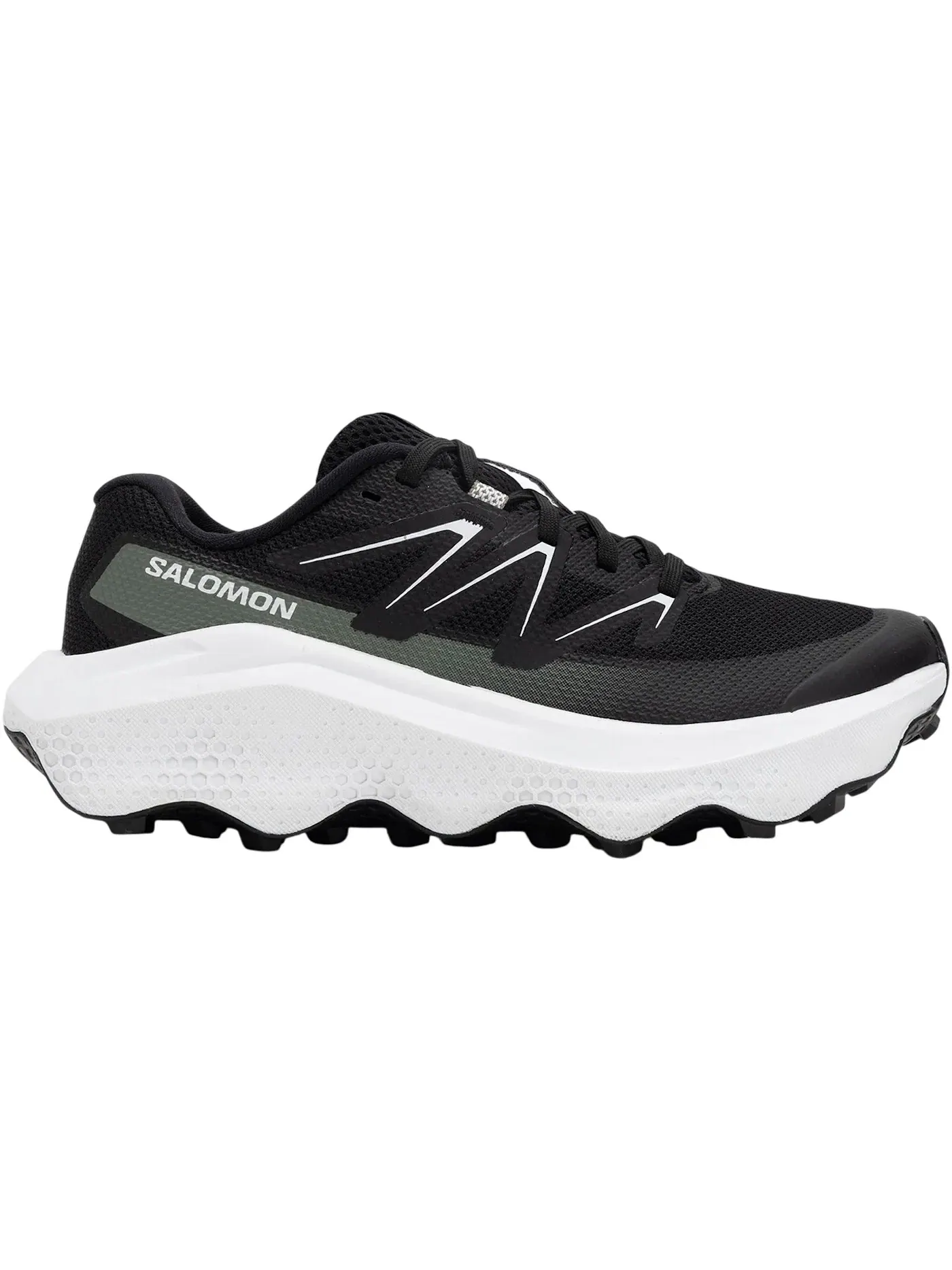 Кроссовки женские для бега Salomon Ultra Flow 2 — изображение 1 из 1, черный/белый/зеленый