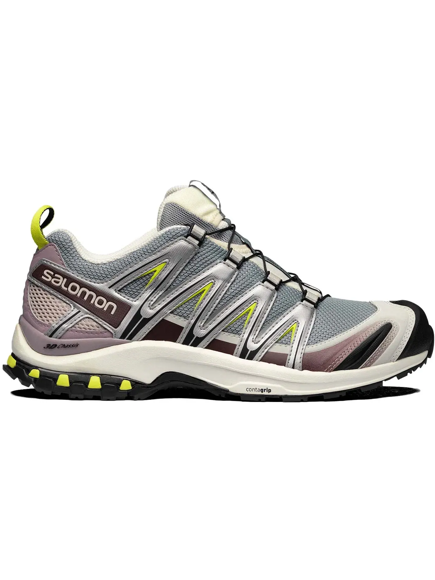Кроссовки для бега Salomon XA Pro 3D унисекс, Quarry/Vanilla Ice/Lime Punch — изображение 1 из 1