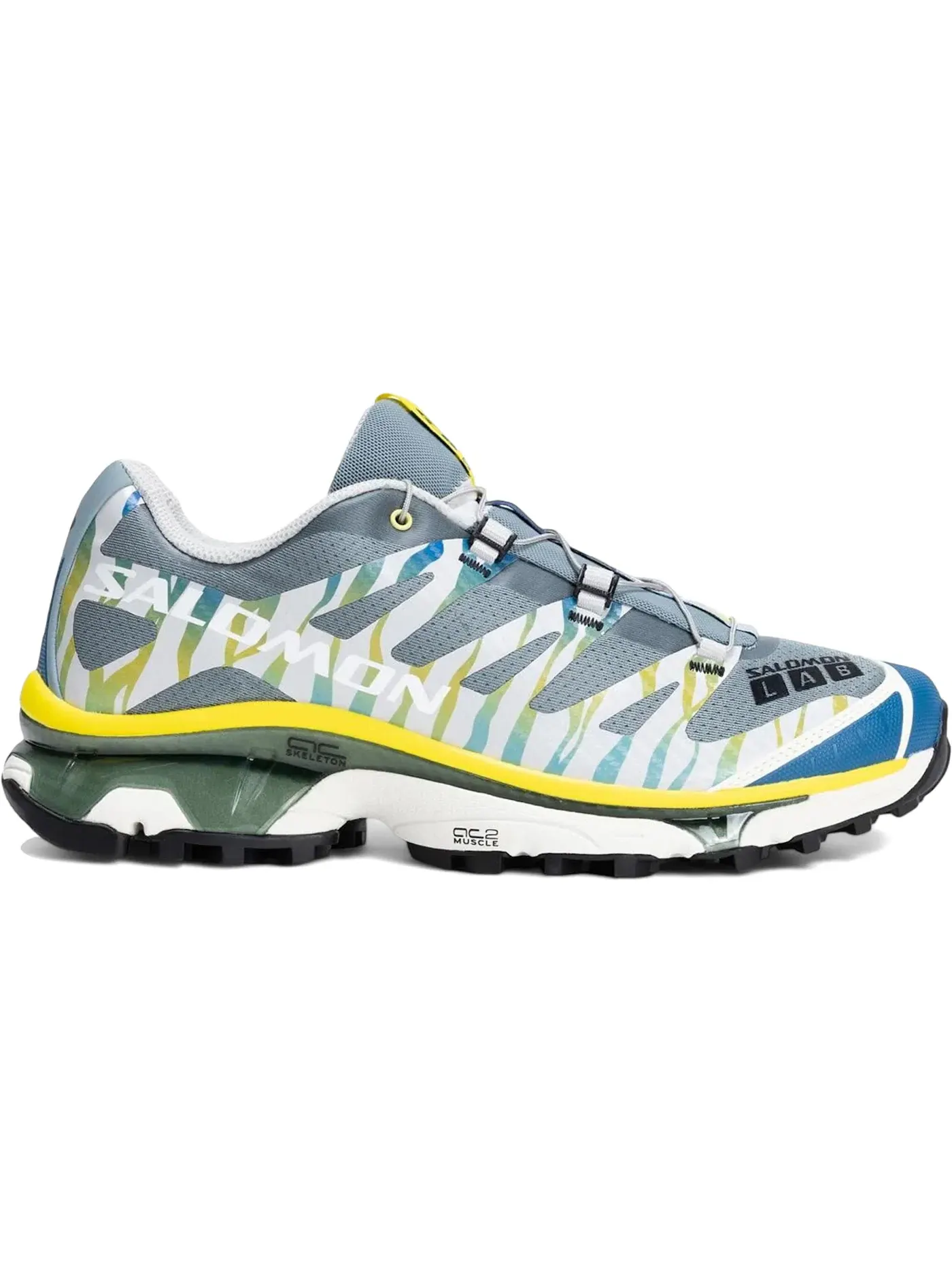 Кроссовки мужские для бега Salomon XT-4 — изображение 1 из 1, серый синий зеленый