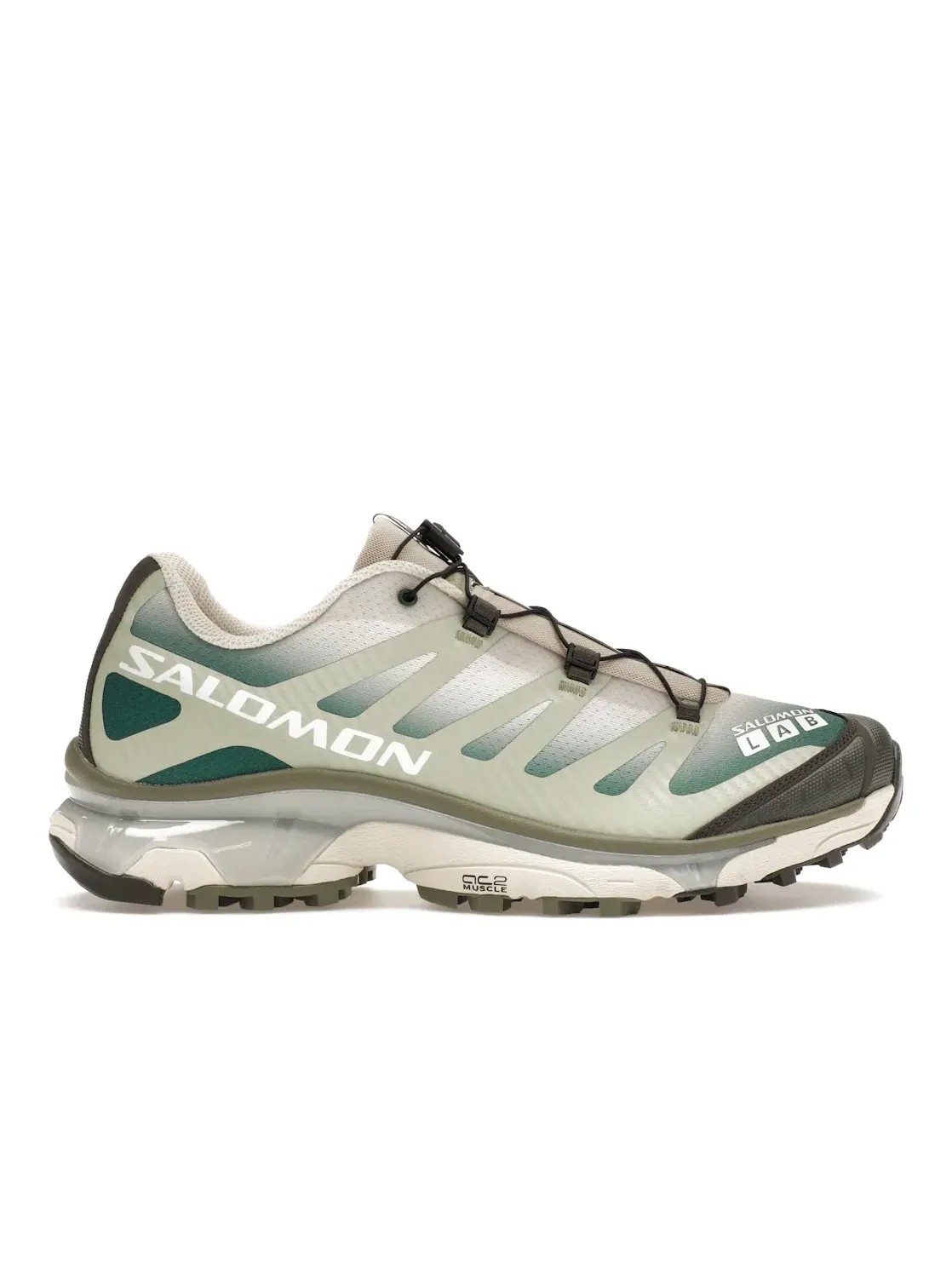 Кроссовки мужские Salomon XT-4 OG, для бега по пересеченной местности, Almond Milk/Desert Sage/Eden — изображение 1 из 4