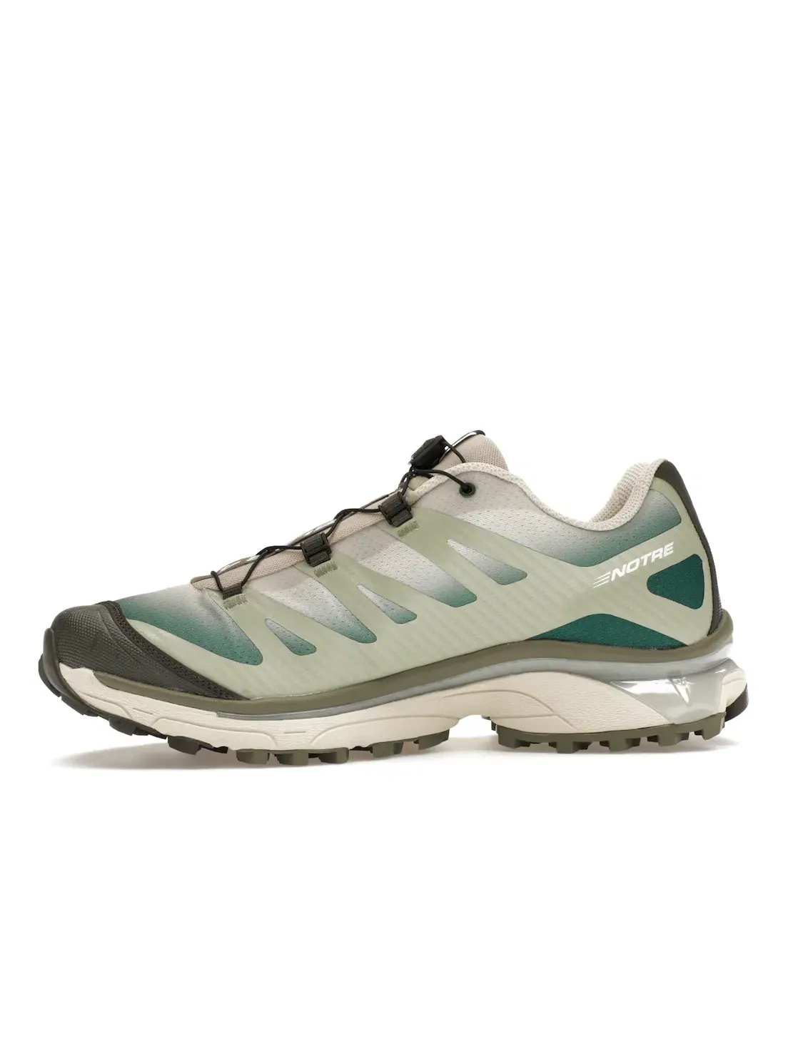Кроссовки мужские Salomon XT-4 OG, для бега по пересеченной местности, Almond Milk/Desert Sage/Eden — изображение 3 из 4