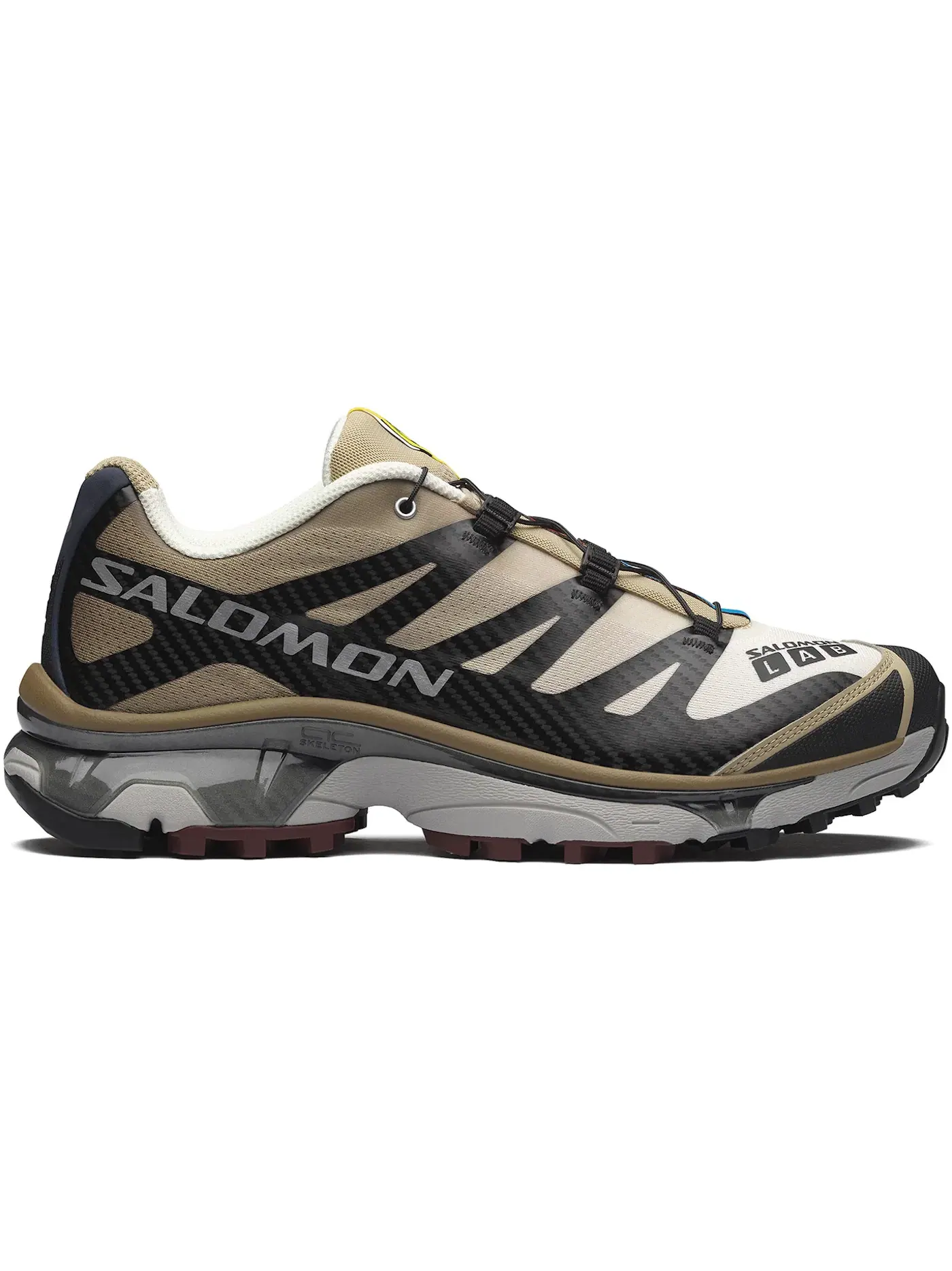 Кроссовки мужские Salomon XT-4 OG для бега, комбинированный верх — изображение 1 из 1, черный/бежевый