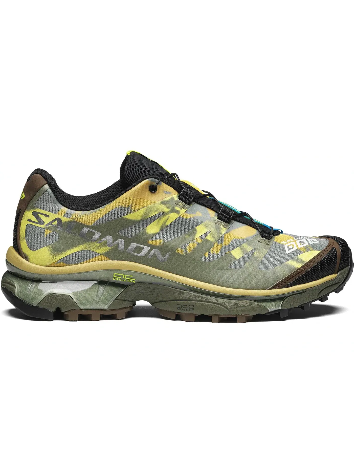 Кроссовки мужские Salomon XT-4 OG для бега — изображение 1 из 1, зеленый/желтый/черный