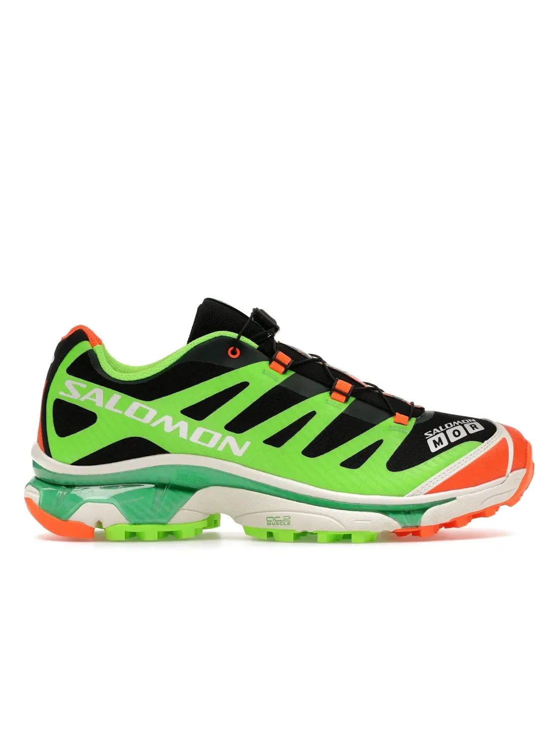 Кроссовки мужские Salomon XT-4 OG, для трейла — изображение 1 из 4, черный/зеленый/оранжевый