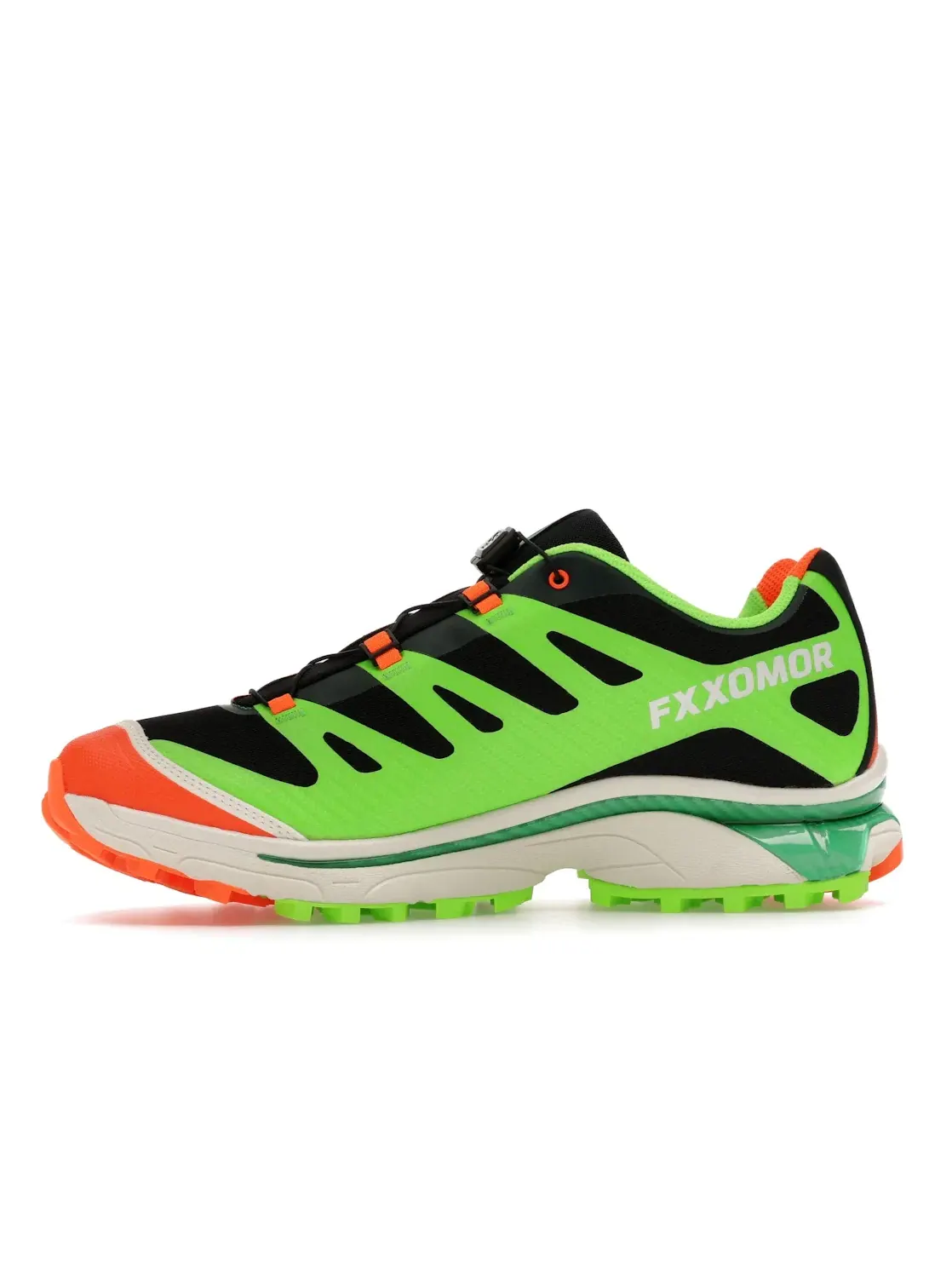 Кроссовки мужские Salomon XT-4 OG, для трейла — изображение 3 из 4, черный/зеленый/оранжевый