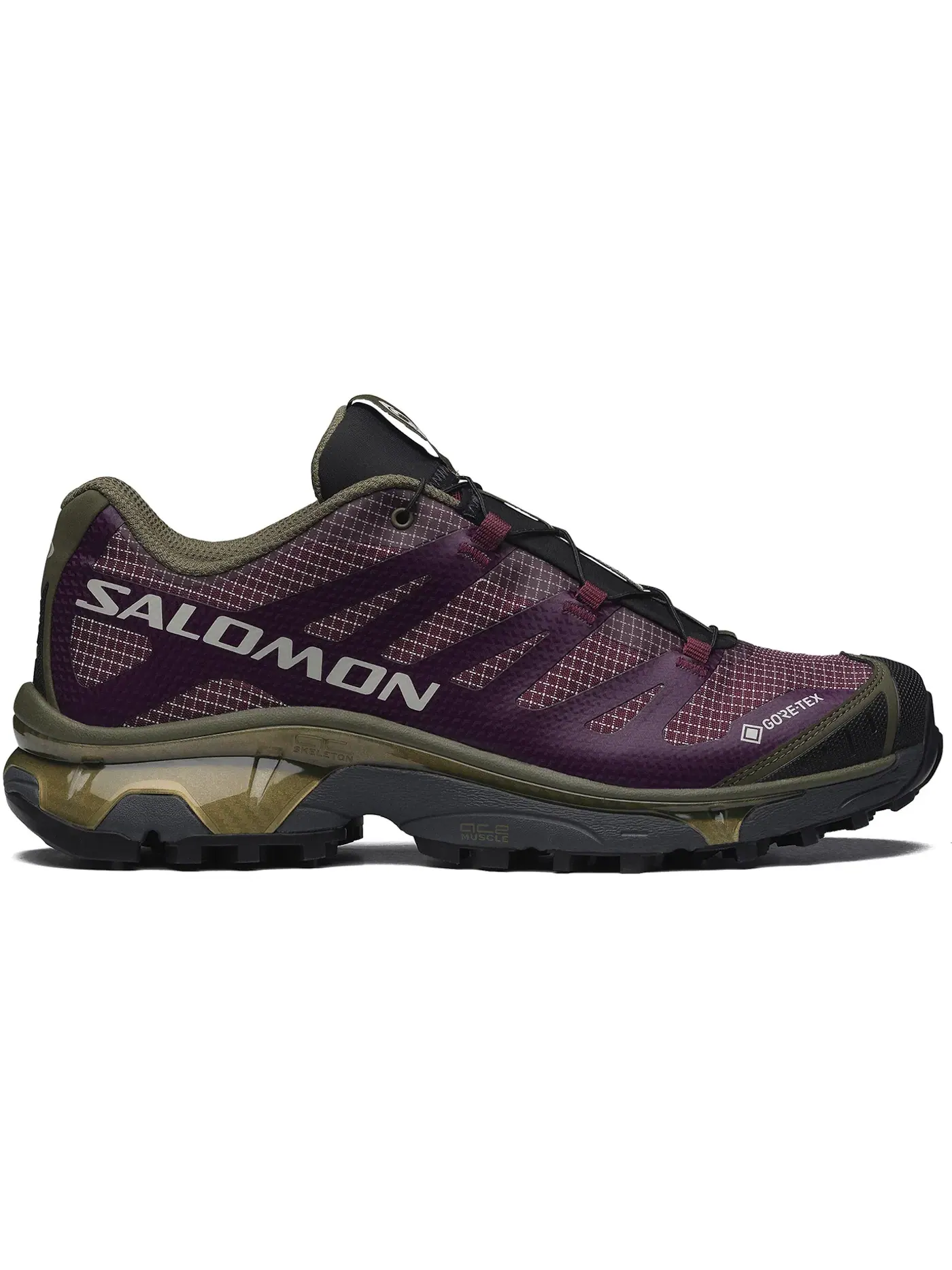 Кроссовки мужские Salomon XT-4 OG Gore-Tex для бега, водонепроницаемые, Maroon Banner/Winter Bloom/Grape Leaf
