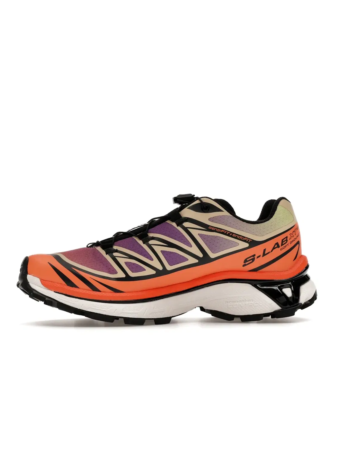 Кроссовки мужские Salomon XT-6, для трейла, Quicklace — изображение 3 из 4, черный/кремовый