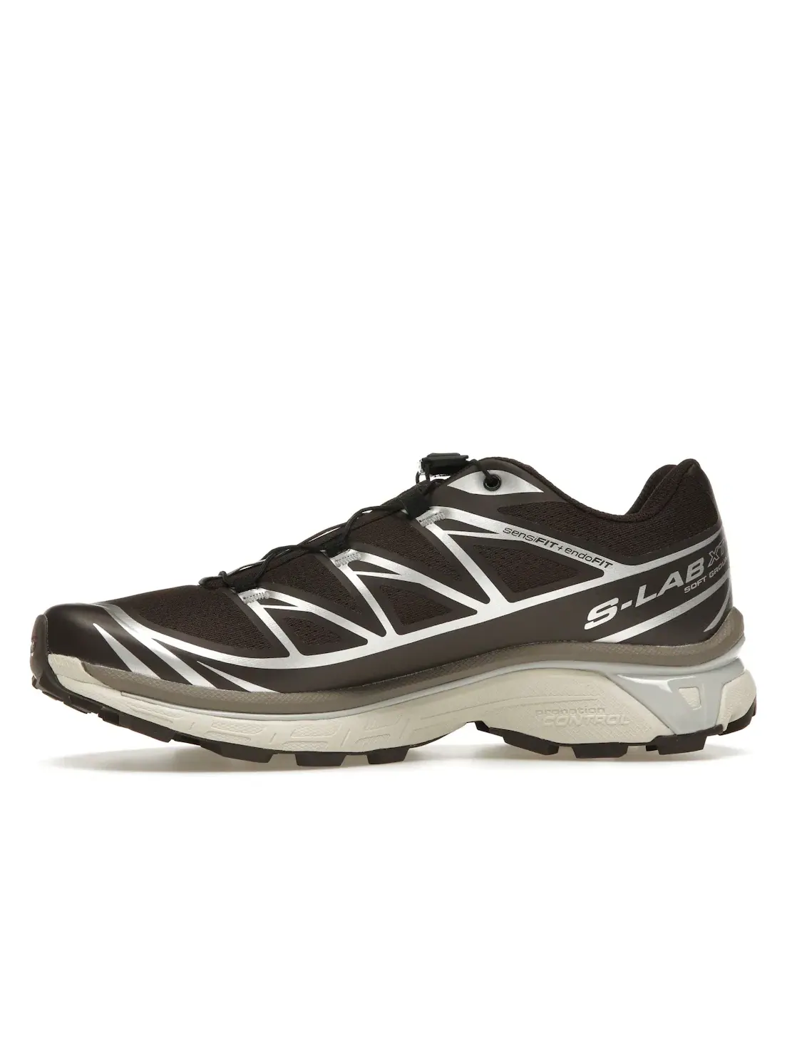 Кроссовки мужские Salomon XT-6, для бега — изображение 3 из 4, черный/серебристый