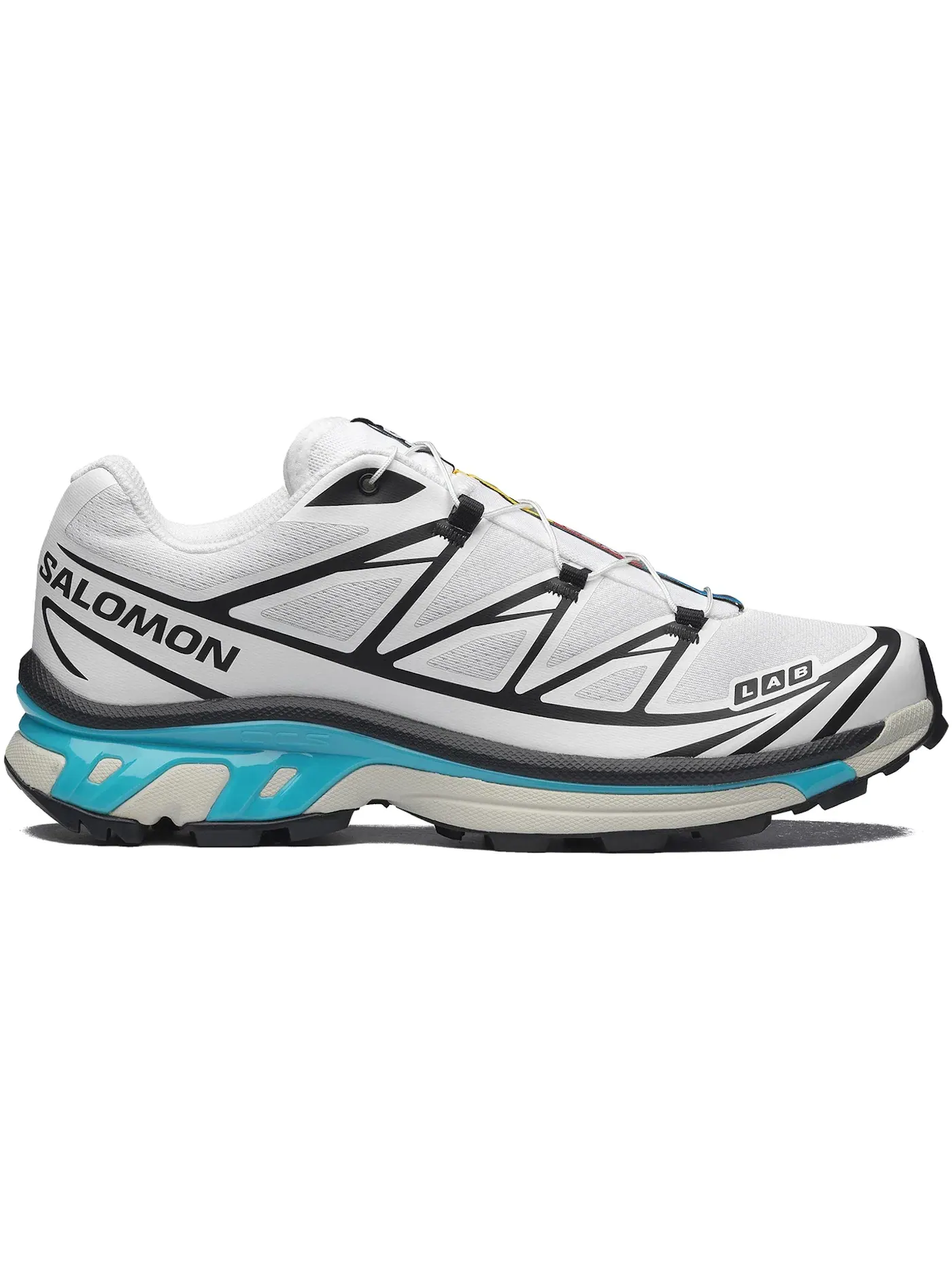 Мужские кроссовки для бега Salomon XT-6 — изображение 1 из 1, черный/белый/синий