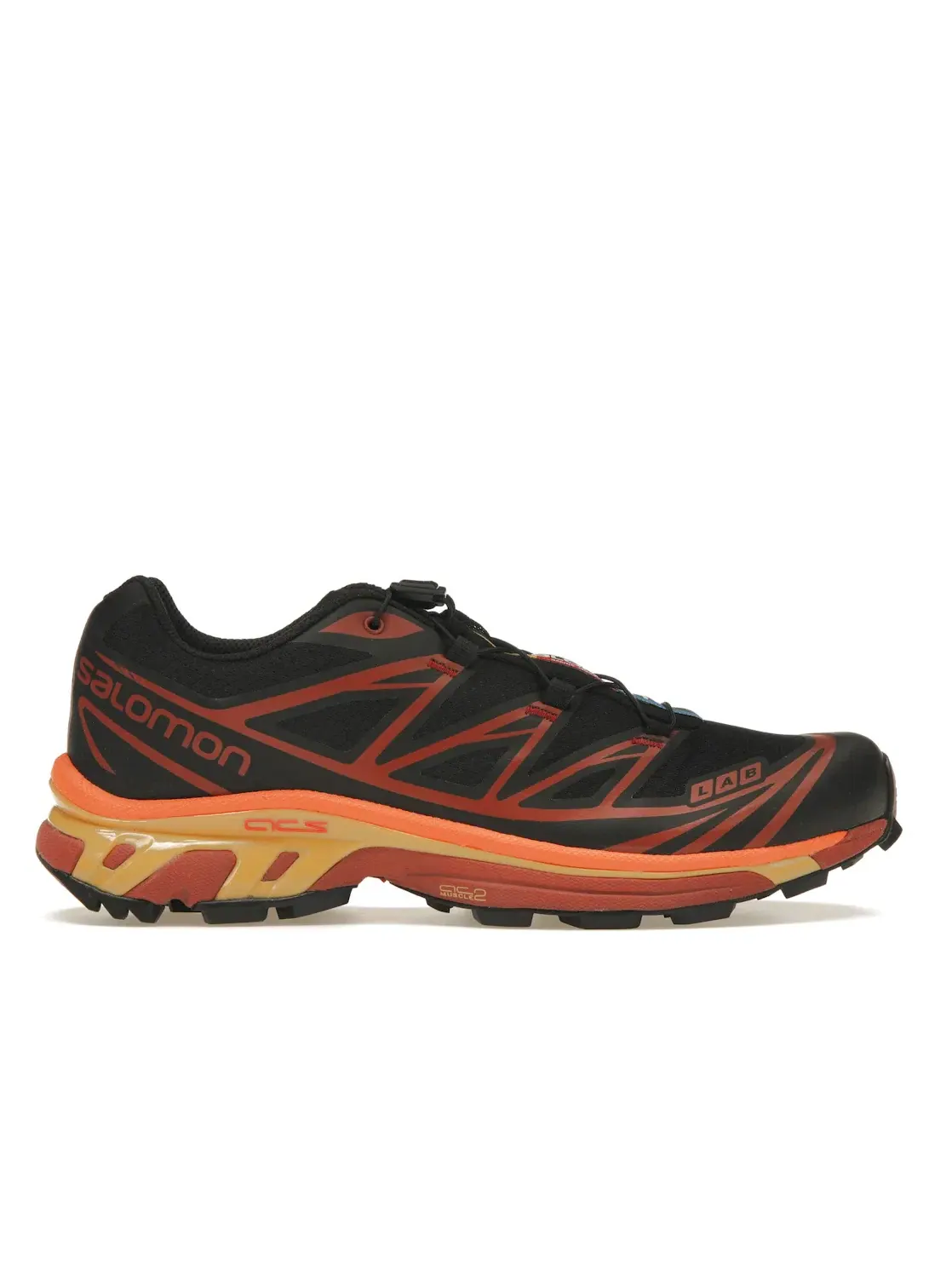 Кроссовки для бега Salomon XT-6, Унисекс — изображение 1 из 4, черный//оранжевый