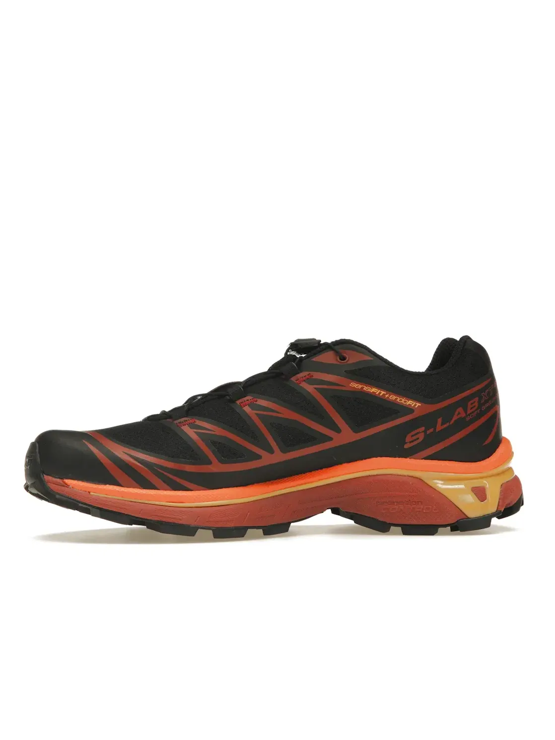 Кроссовки для бега Salomon XT-6, Унисекс — изображение 3 из 4, черный//оранжевый