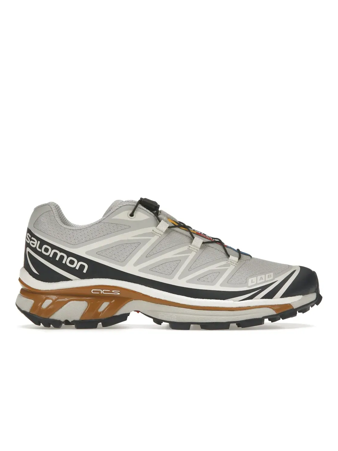 Кроссовки для трейл-бега Salomon XT-6 — изображение 1 из 4, темный/белый