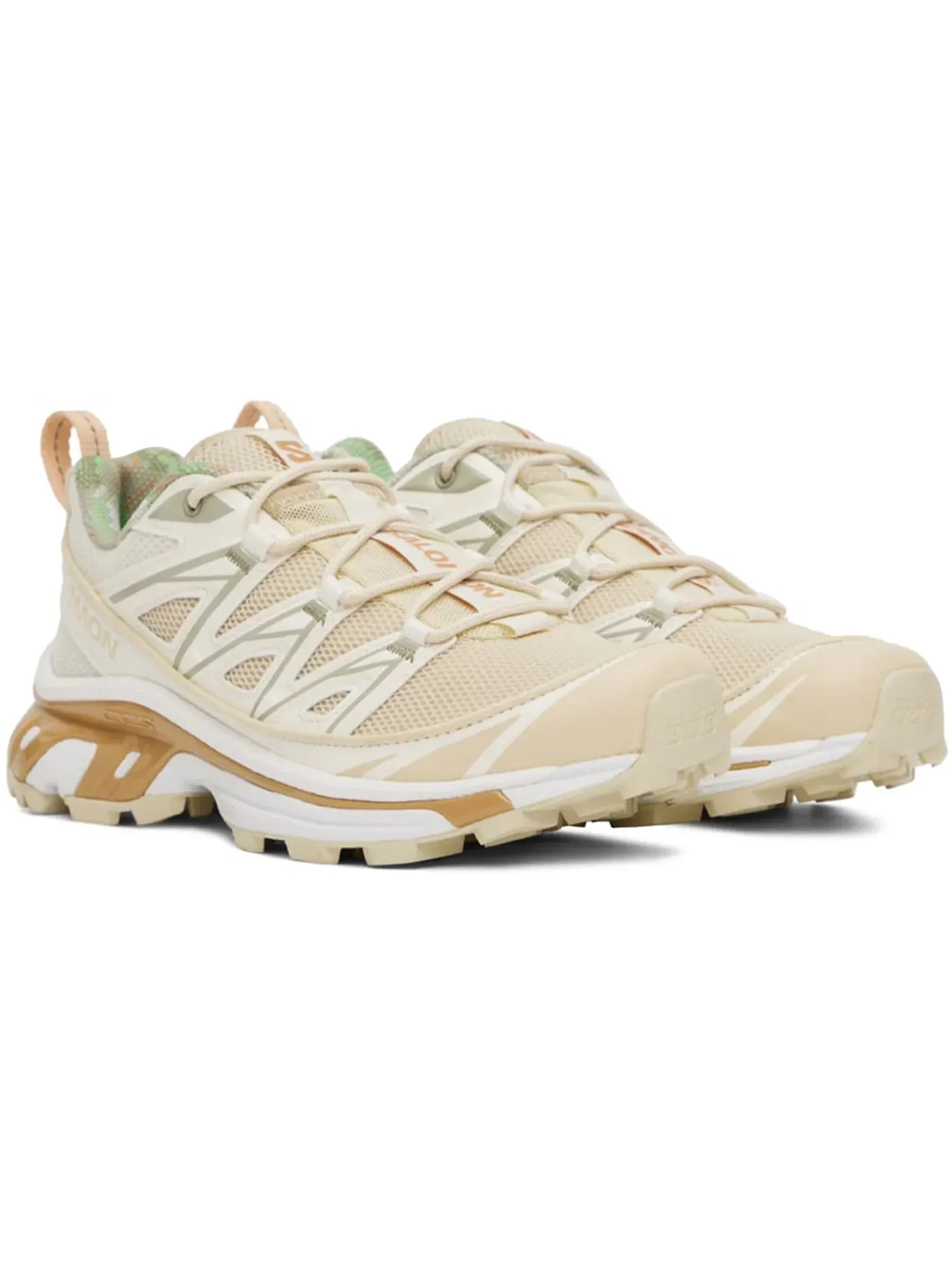 Кроссовки мужские Salomon XT-6 Expanse, с системой Quicklace, Vanilla Ice/Desert Sage/Taffy Low — изображение 2 из 2