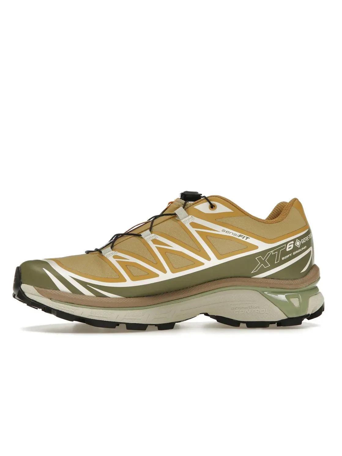 Кроссовки мужские для бега Salomon XT-6 Gore-Tex, водонепроницаемые, Antelope/Icicle/Portabella — изображение 3 из 4