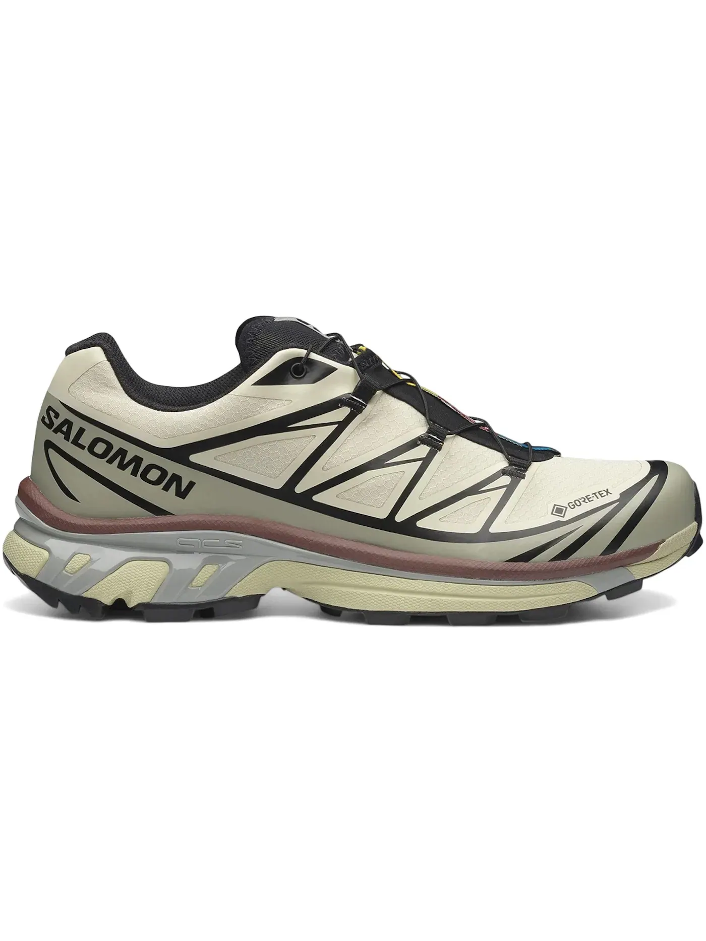 Кроссовки мужские Salomon XT-6 Gore-Tex, водонепроницаемые — изображение 1 из 1, зеленый