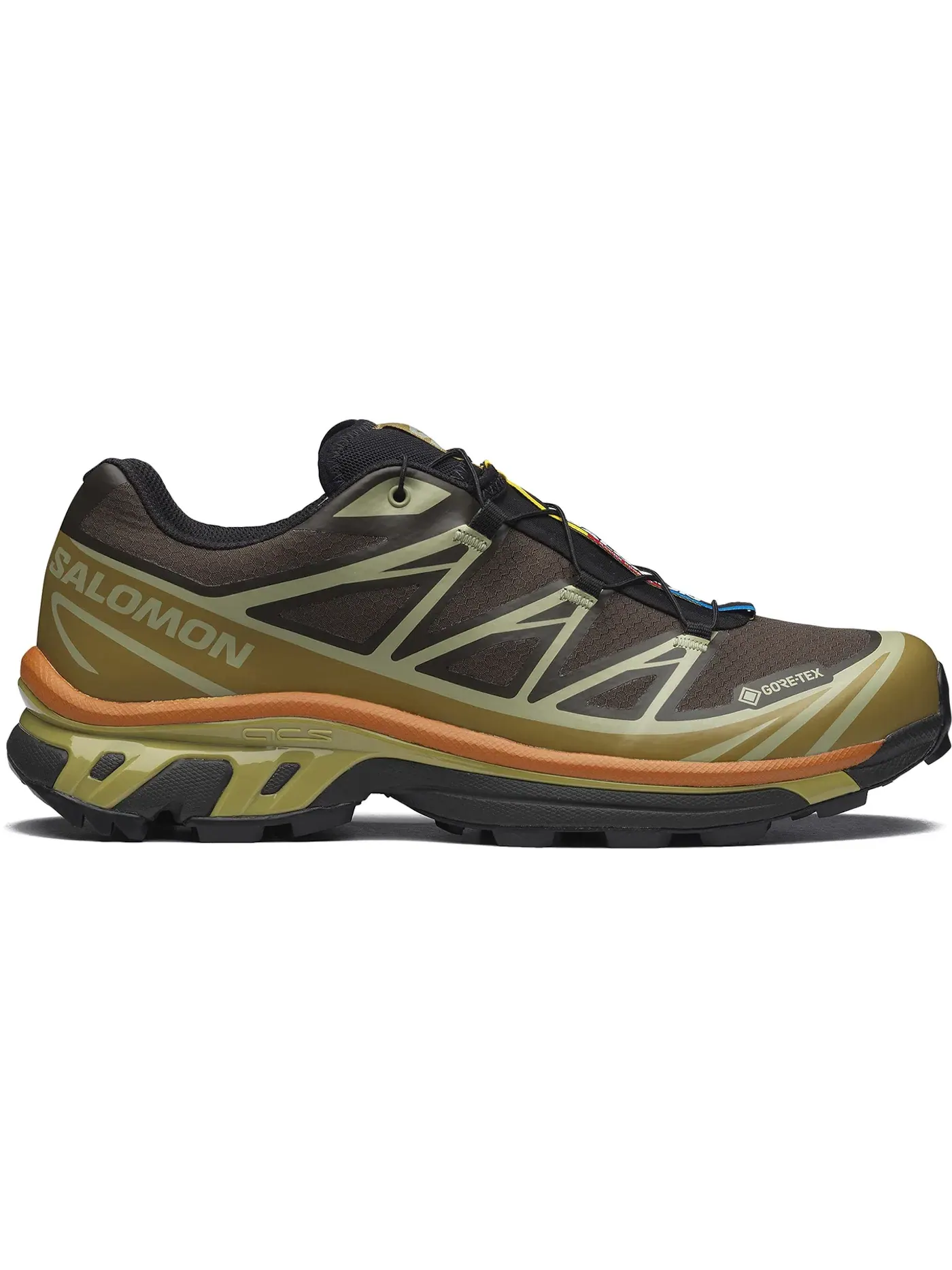 Кроссовки мужские Salomon XT-6 Gore-Tex для бега, водонепроницаемые, Delicioso/Tea/Plantation — изображение 1 из 1