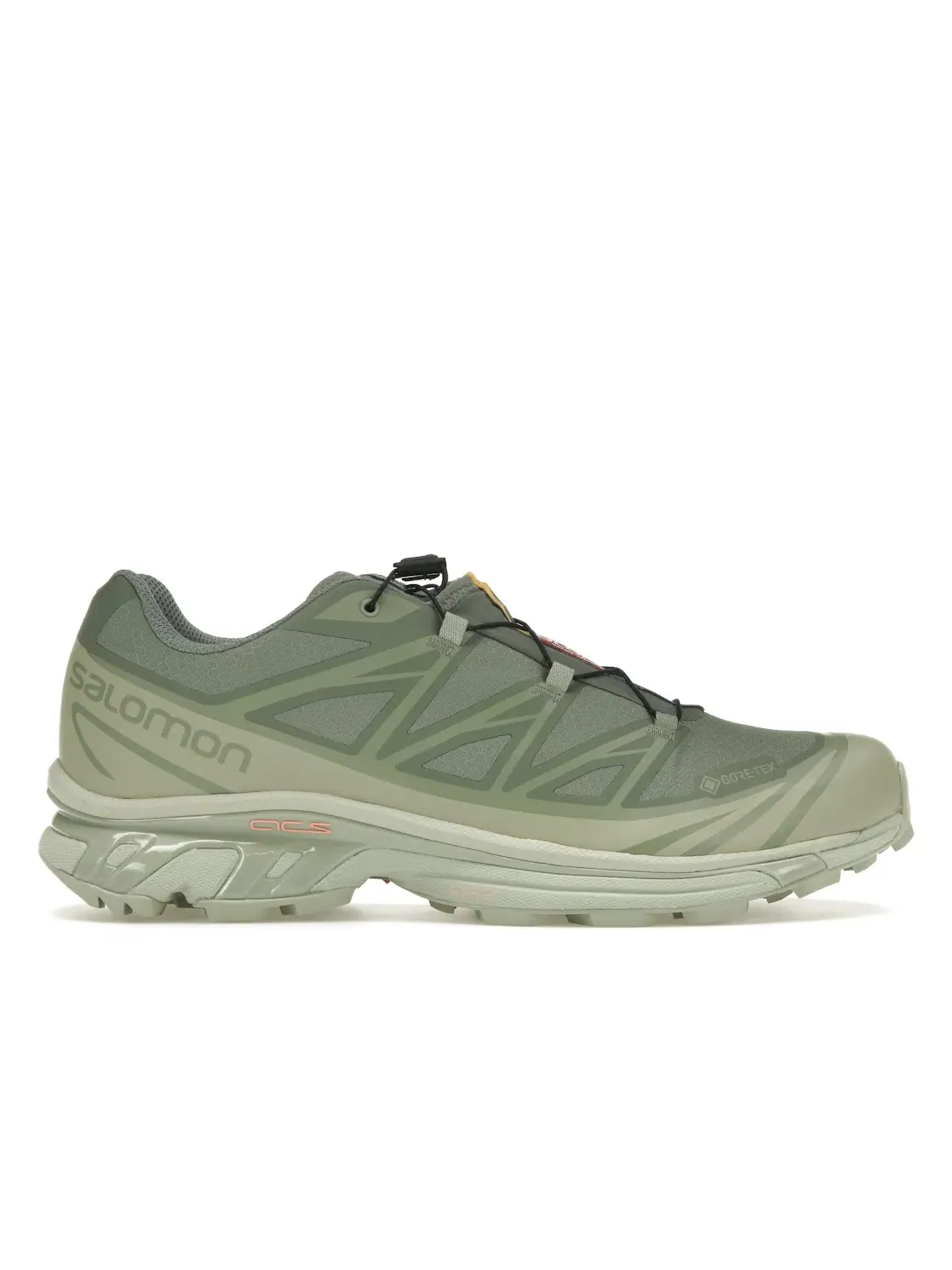 Кроссовки мужские Salomon XT-6 Gore-Tex, водонепроницаемые — изображение 1 из 4, зеленый